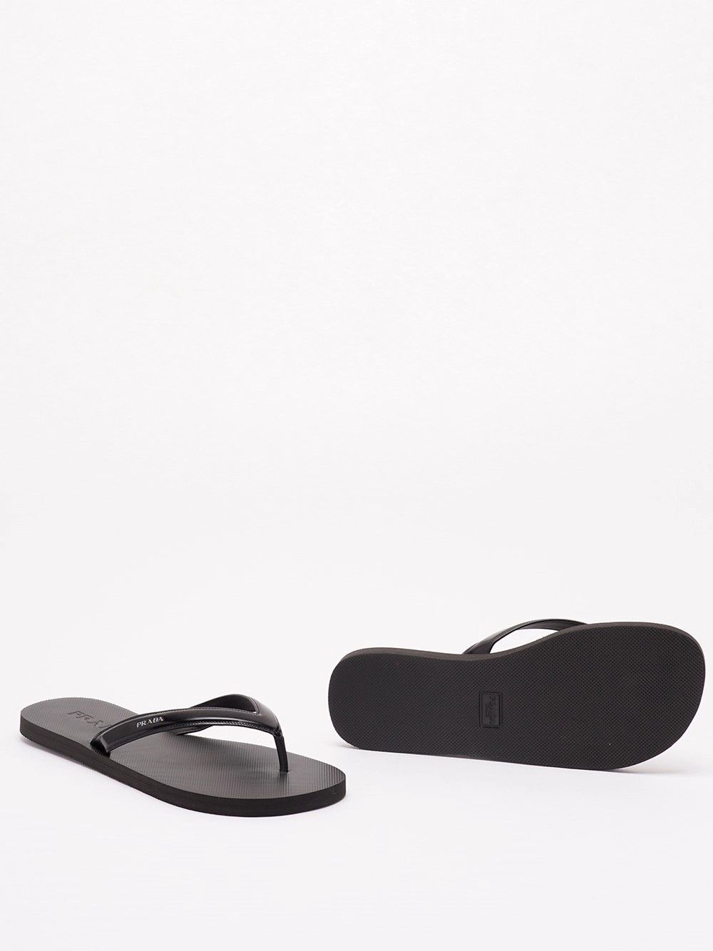 Prada Brushed Leather Sandals Size US 7 / EU 40 - 4 Thumbnail