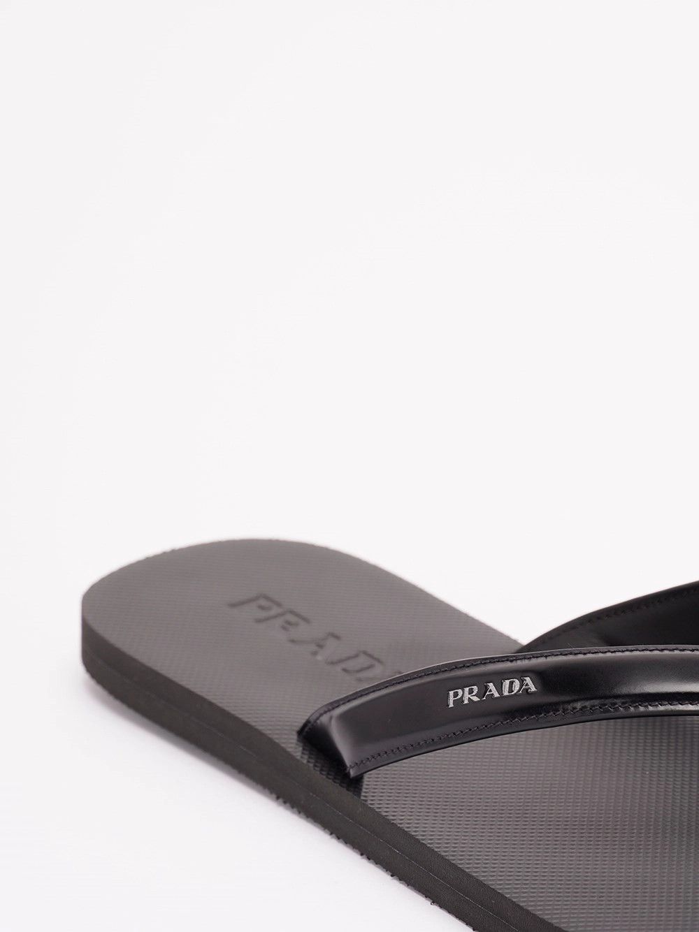 Prada Brushed Leather Sandals Size US 10 / EU 43 - 5 Thumbnail