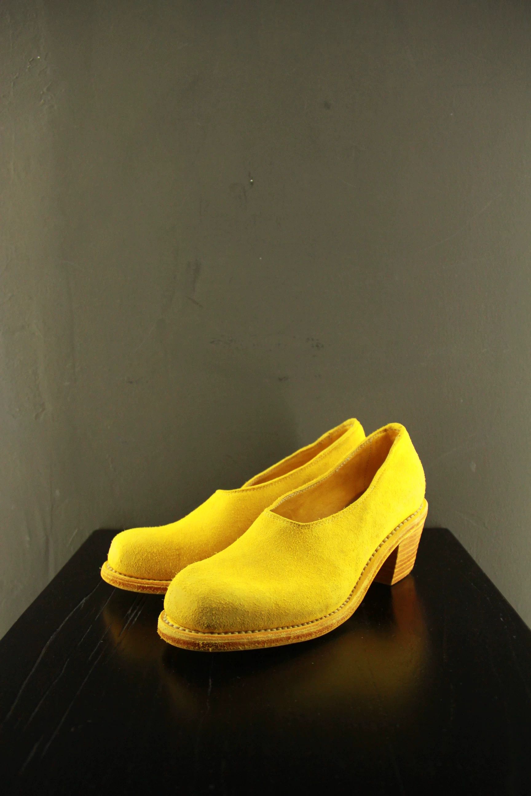 Guidi Guidi Yellow Heels Women us_7 Size US 7 / IT 37 - 3 Thumbnail