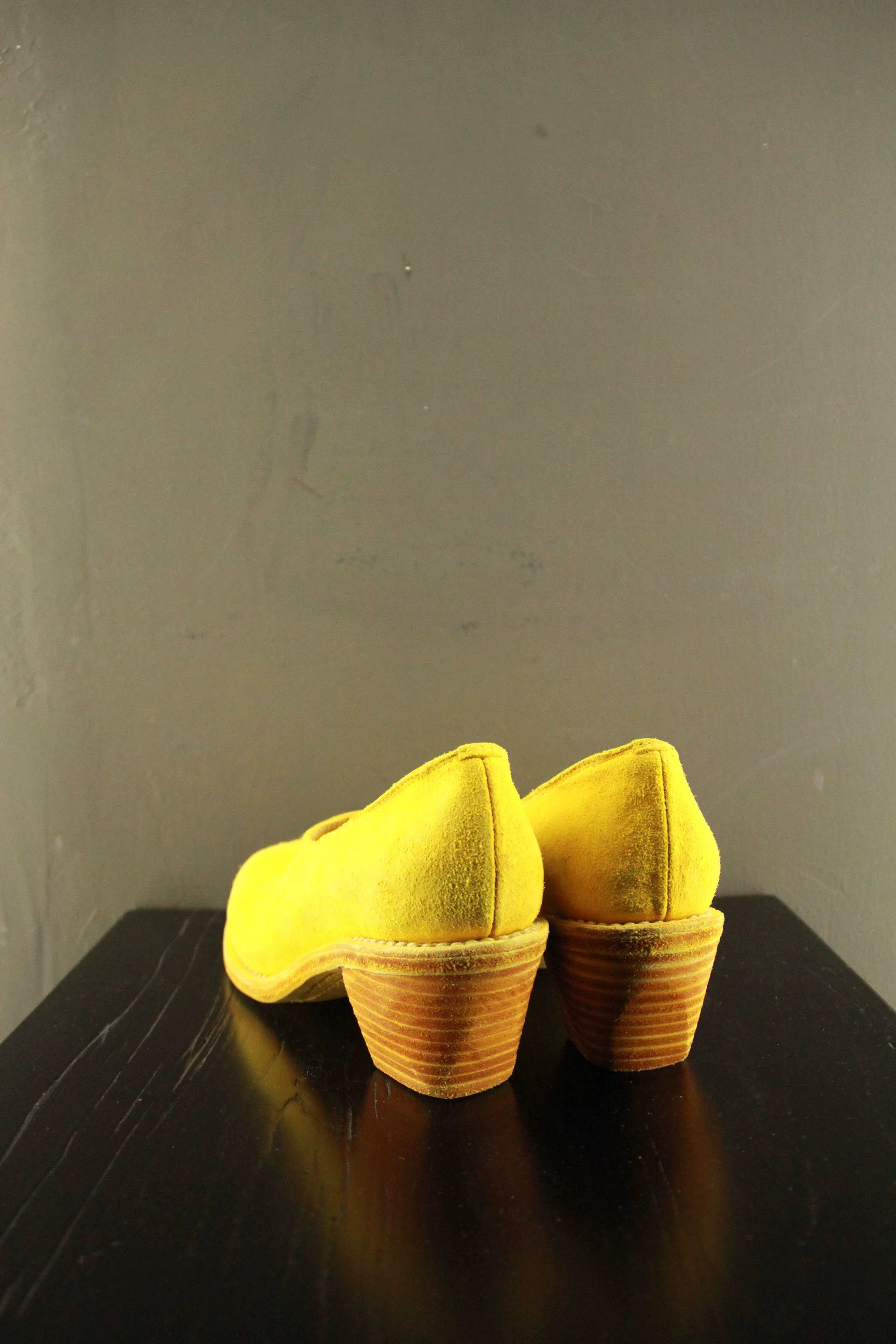 Guidi Guidi Yellow Heels Women us_7 Size US 7 / IT 37 - 4 Thumbnail