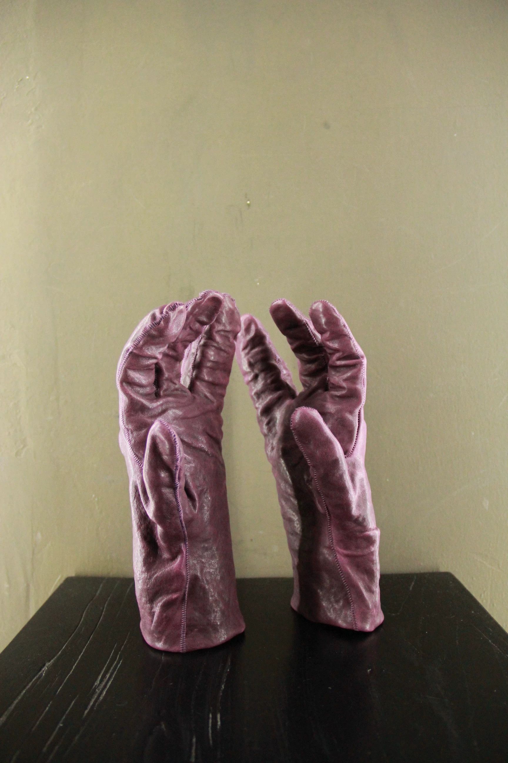 Boris Bidjan Saberi Boris Bidjan Saberi Purple Gloves Scarves Men one size Size ONE SIZE - 2 Thumbnail