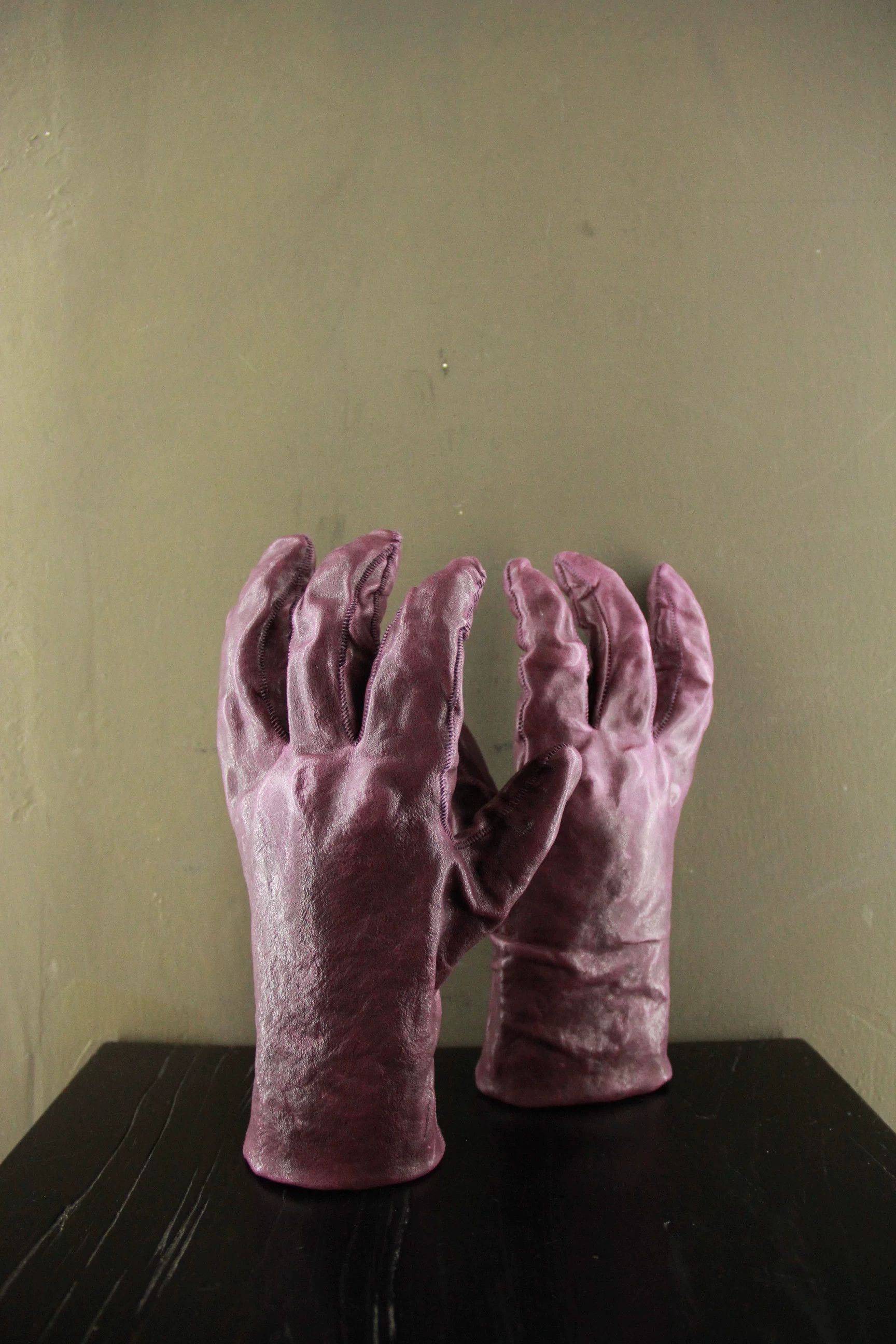 Boris Bidjan Saberi Boris Bidjan Saberi Purple Gloves Scarves Men one size Size ONE SIZE - 3 Thumbnail
