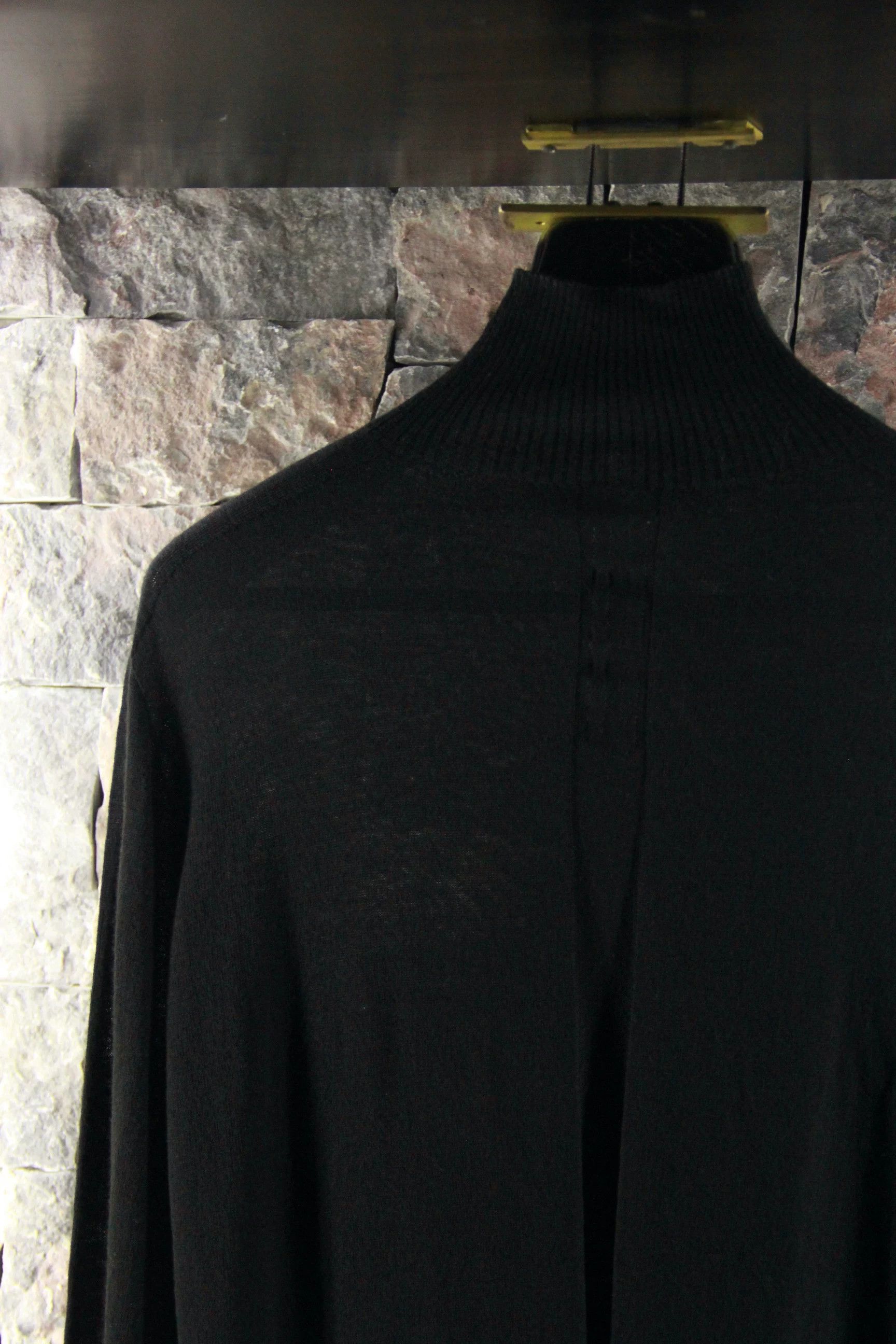 Rick Owens Rick Owens Black Sweater Men m Size US M / EU 48-50 / 2 - 4 Thumbnail