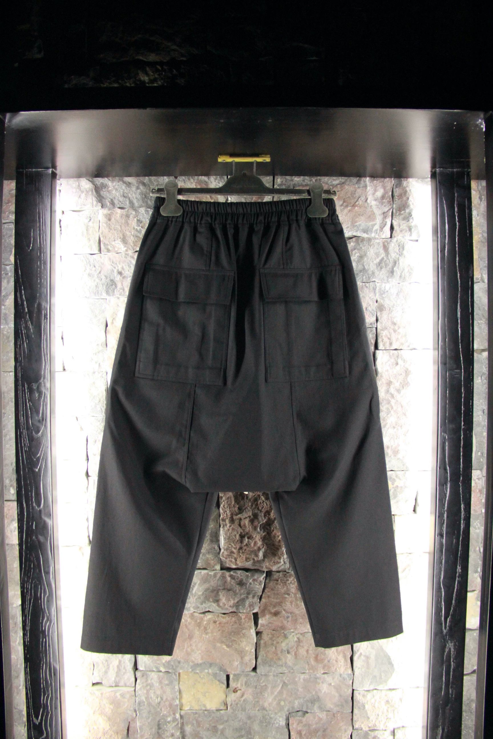Rick Owens Rick Owens Black Casual Pants Men 34 Size US 34 / EU 50 - 2 Thumbnail