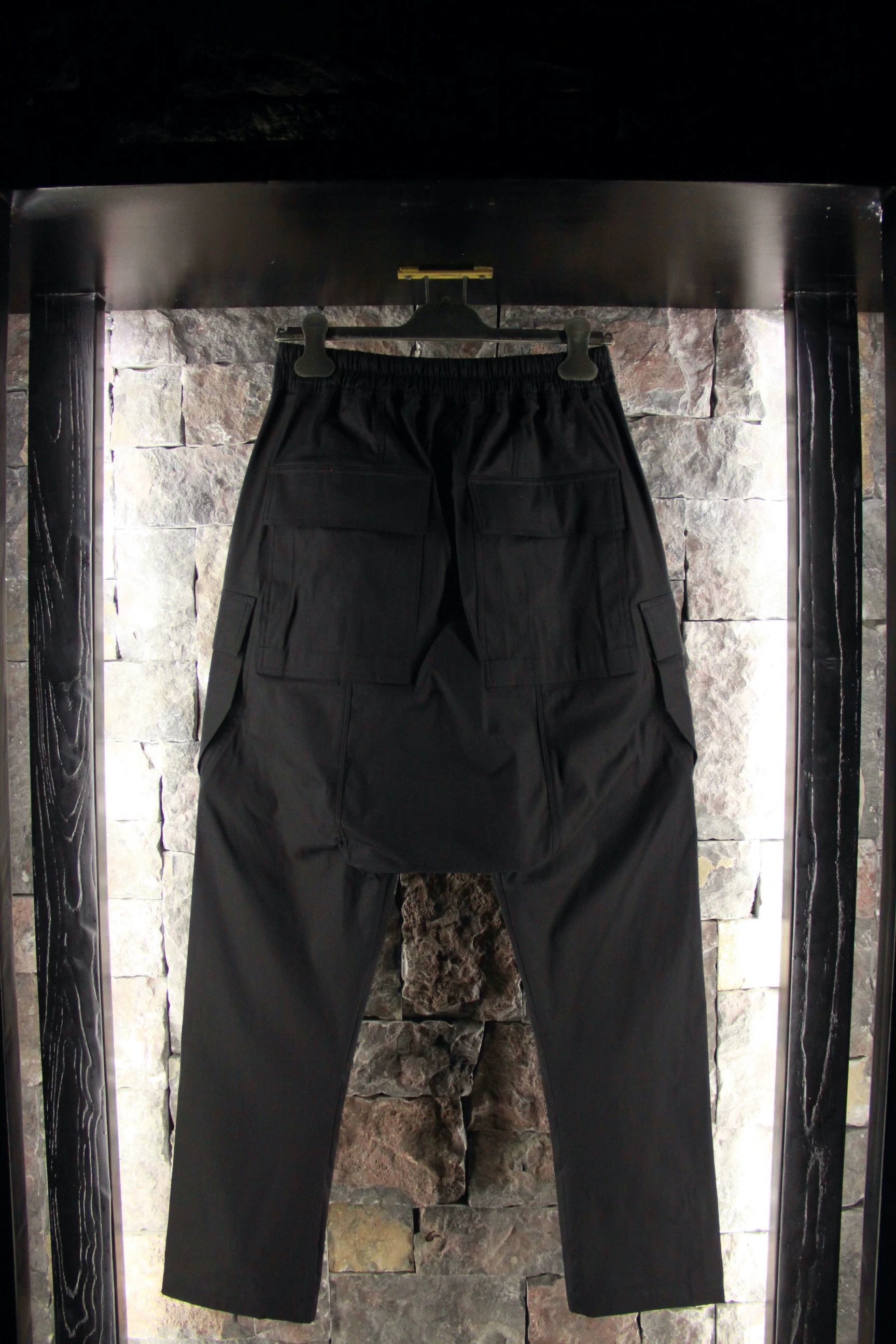 Rick Owens Rick Owens Black Casual Pants Men 30 Size US 30 / EU 46 - 2 Thumbnail