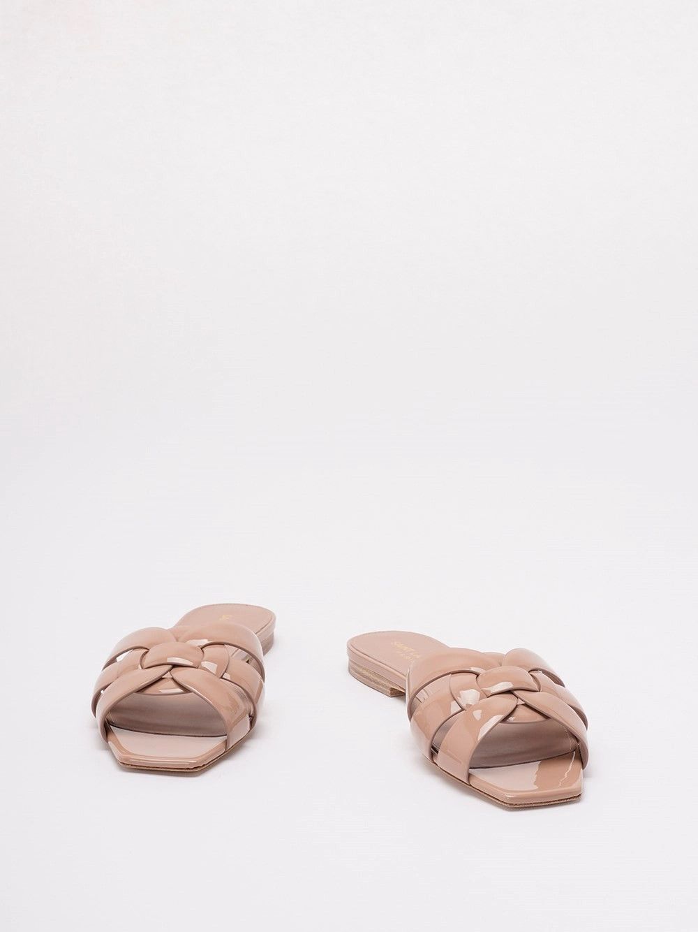 Saint Laurent Paris `Tribute` Flat Sandals Size US 7 / IT 37 - 2 Thumbnail