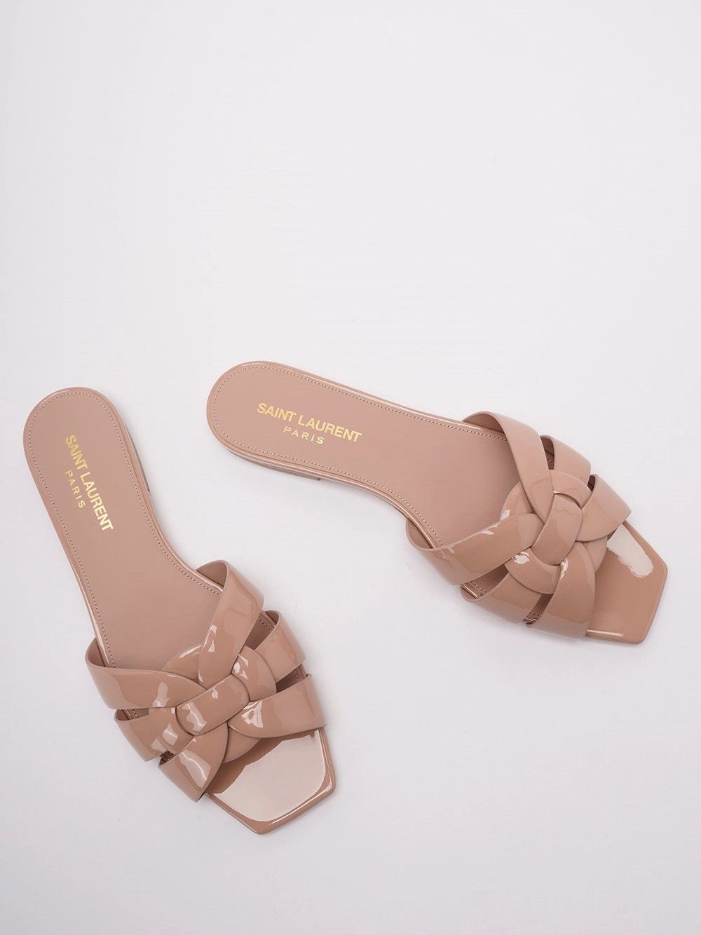 Saint Laurent Paris `Tribute` Flat Sandals Size US 8.5 / IT 38.5 - 5 Thumbnail