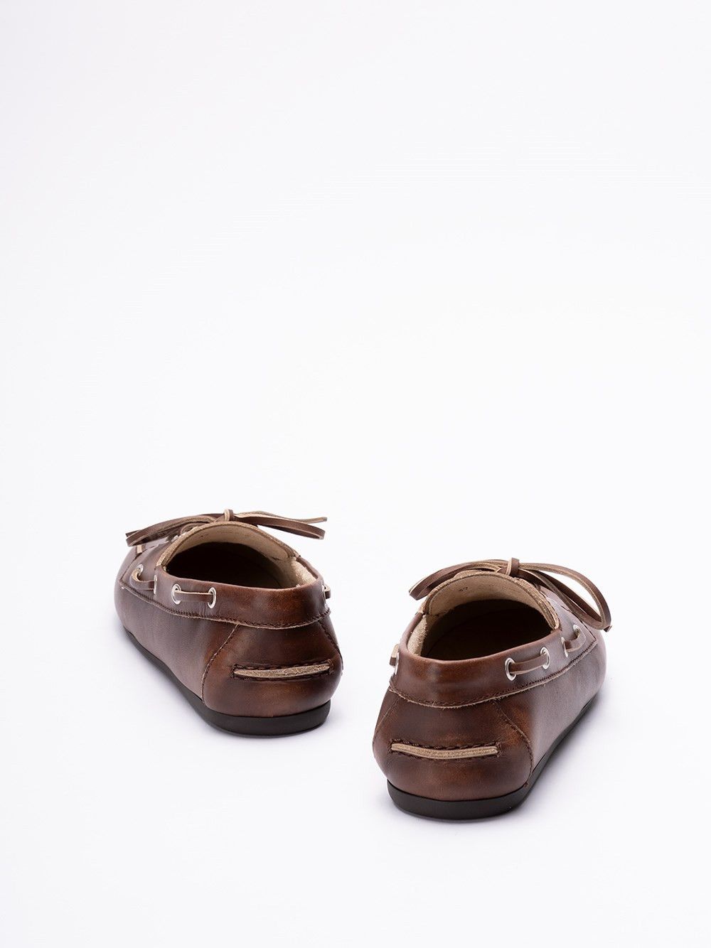 Miu Miu Unlined Bleached Leather Boat Shoes Size US 10 / IT 40 - 3 Thumbnail