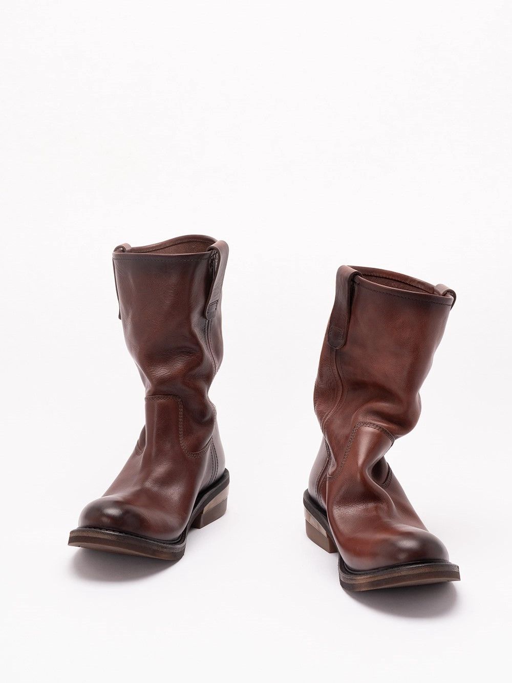Miu Miu Foule Leather Booties Size US 8 / IT 38 - 2 Thumbnail