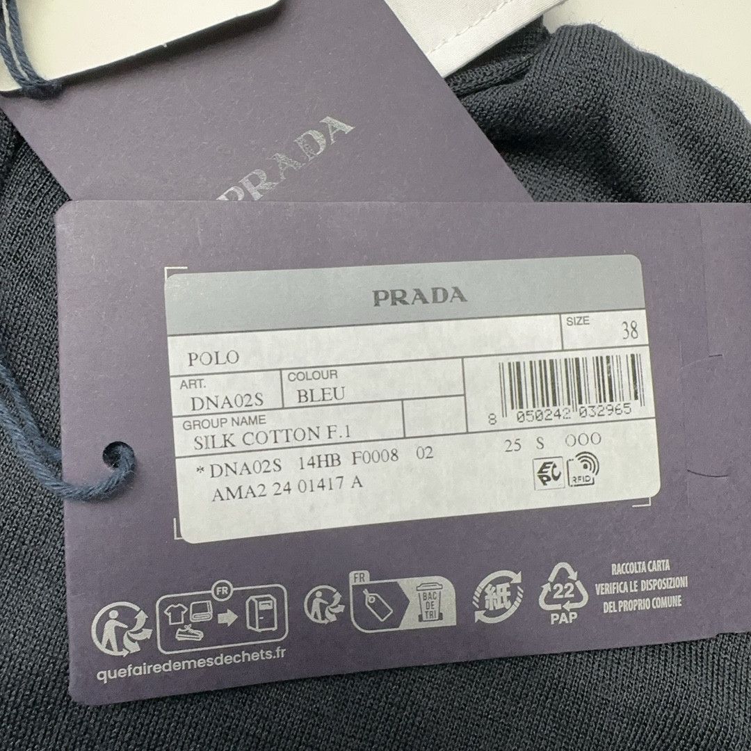 Prada Prada Long Sleeve Knit Polo Size US S Size US S / EU 44-46 / 1 - 5 Thumbnail