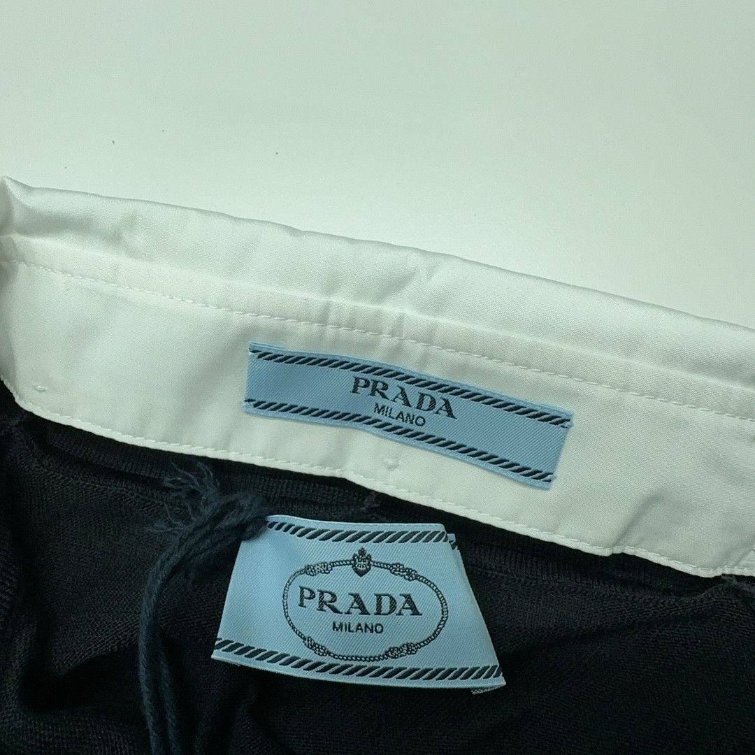 Prada Prada Long Sleeve Knit Polo Size US S Size US S / EU 44-46 / 1 - 6 Thumbnail