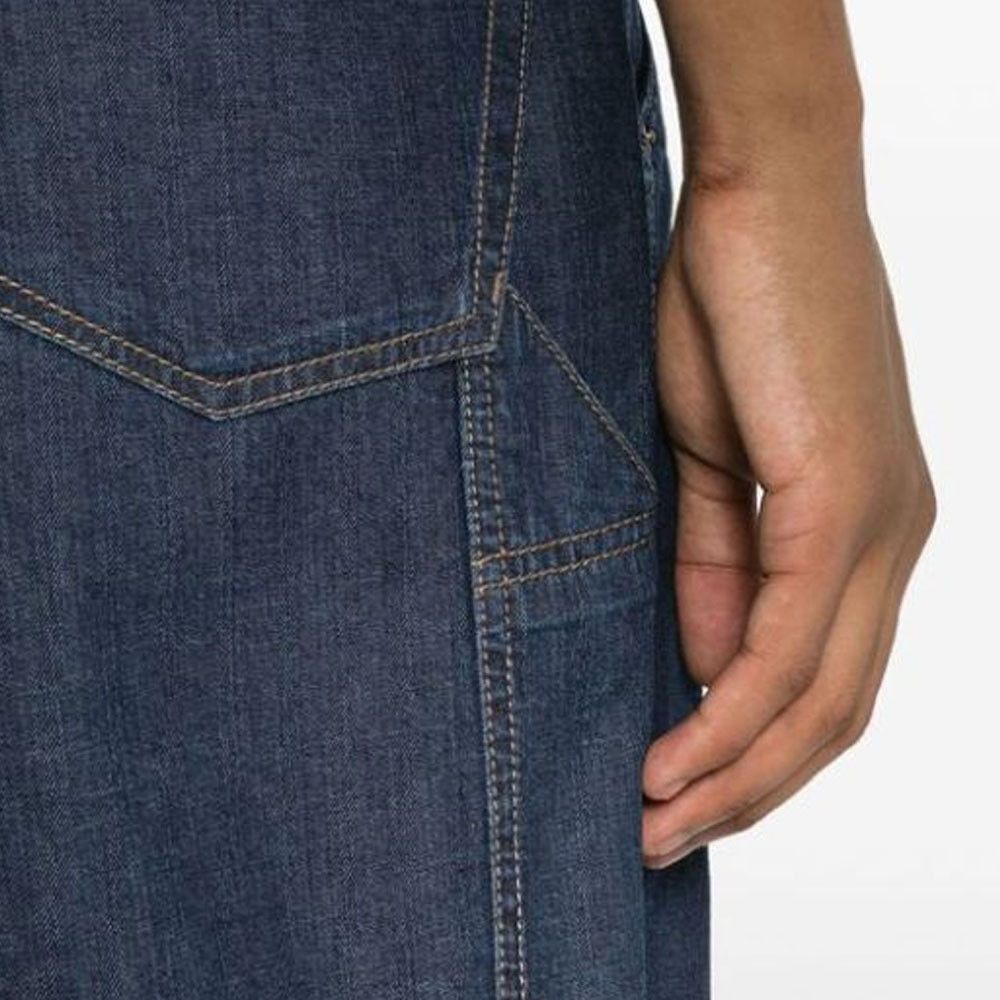 Prada Prada Logo Patch Denim Bermuda Shorts Size 33 Size US 33 - 10 Thumbnail