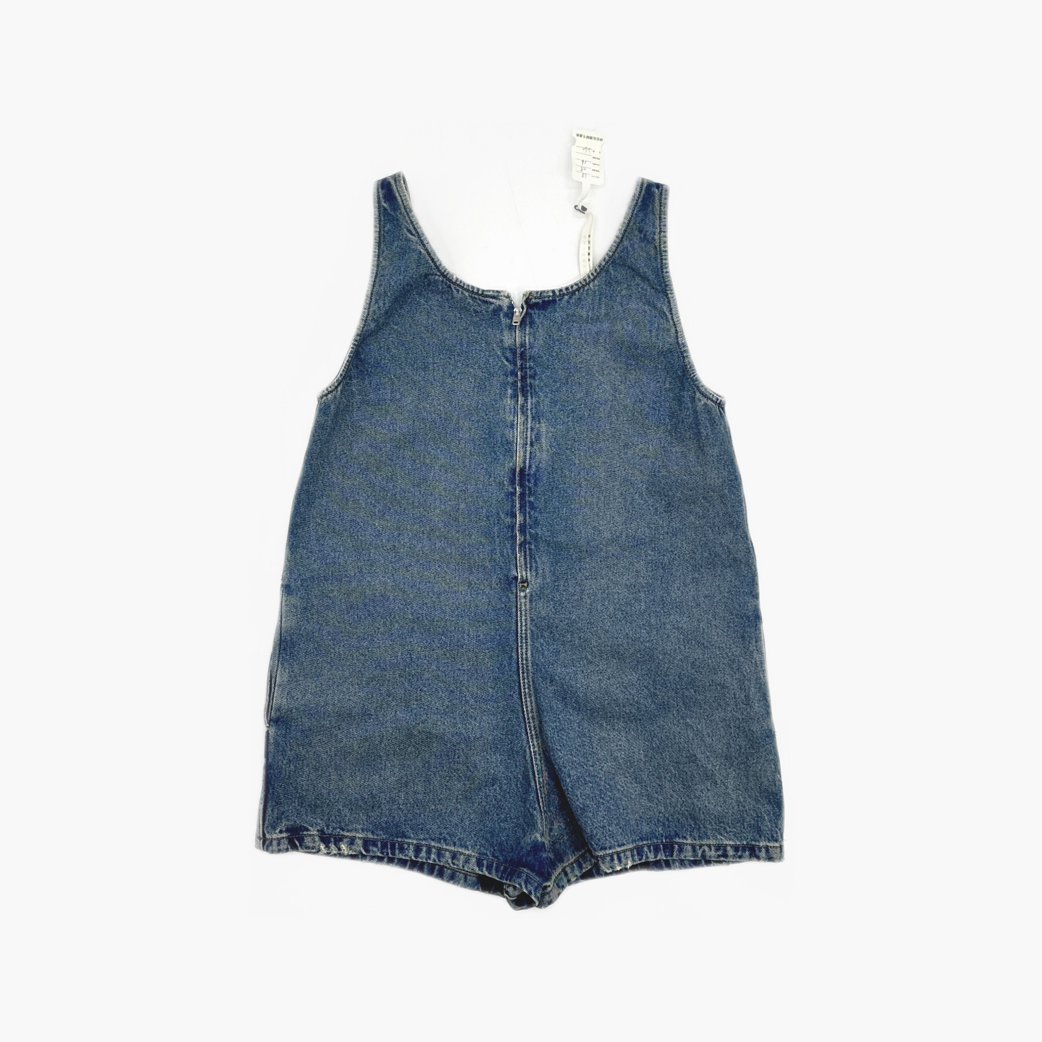 Prada Prada Logo Denim Romper Size 38 Size 26" / US 2 / IT 38 - 2 Thumbnail