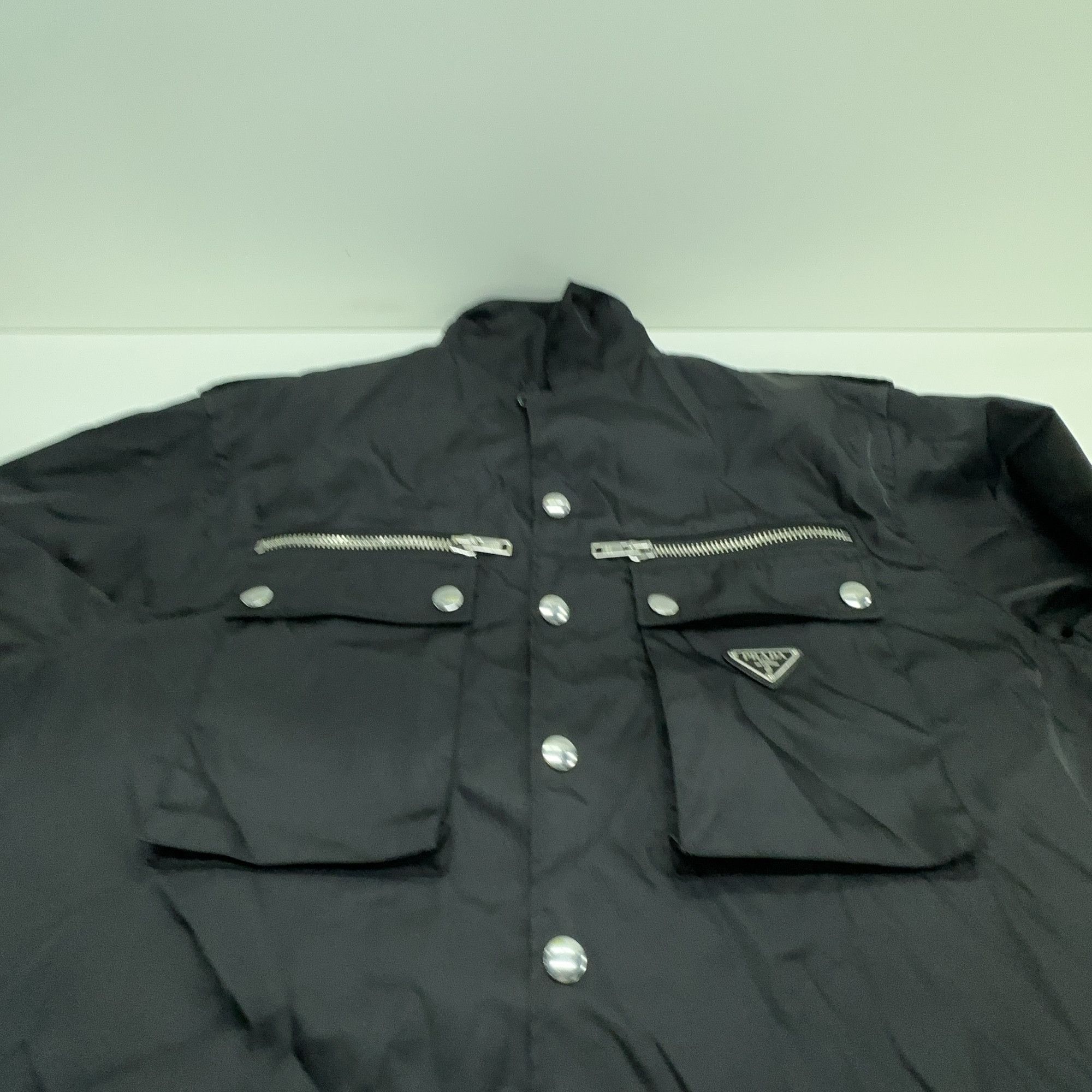 Prada Prada Nylon Utility Shirt Size M Size US M / EU 48-50 / 2 - 8 Thumbnail