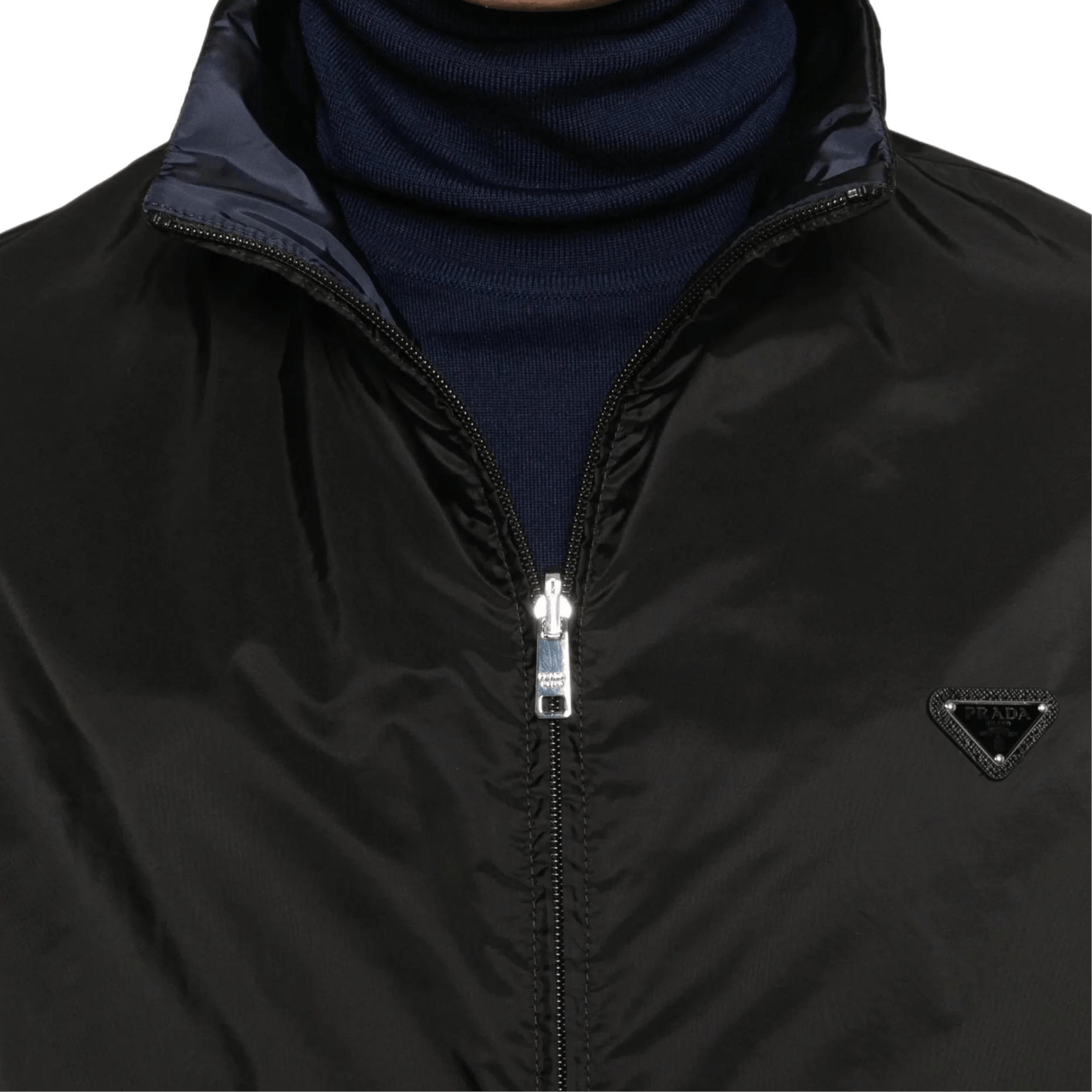 Prada Prada Re-Nylon High Neck Zip Jacket Size S Size US S / EU 44-46 / 1 - 20 Thumbnail