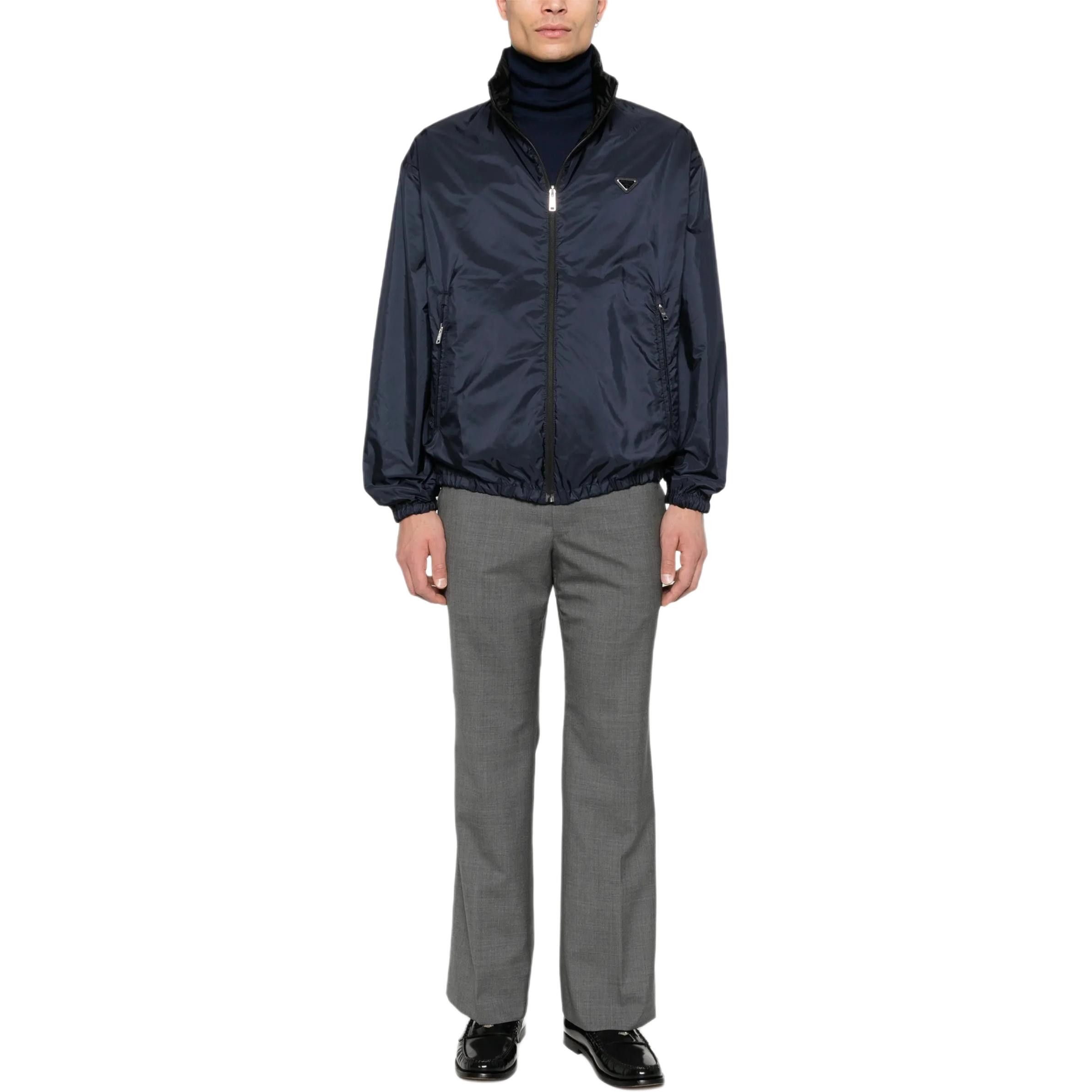 Prada Prada Re-Nylon High Neck Zip Jacket Size S Size US S / EU 44-46 / 1 - 17 Thumbnail