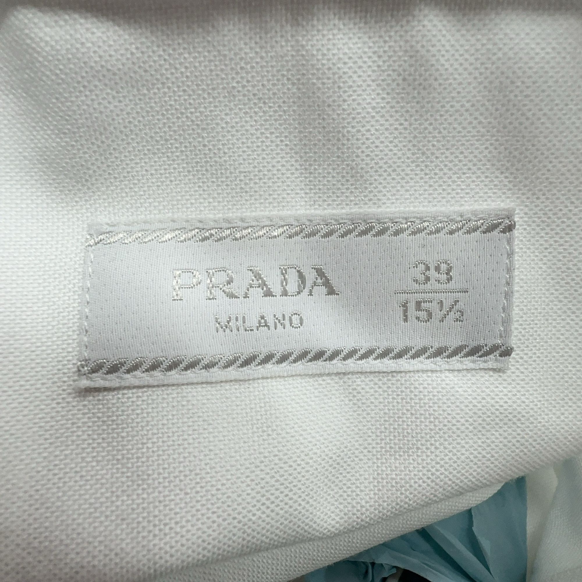 Prada Prada Embroidered Logo Button Up Shirt Size M Size US M / EU 48-50 / 2 - 4 Thumbnail