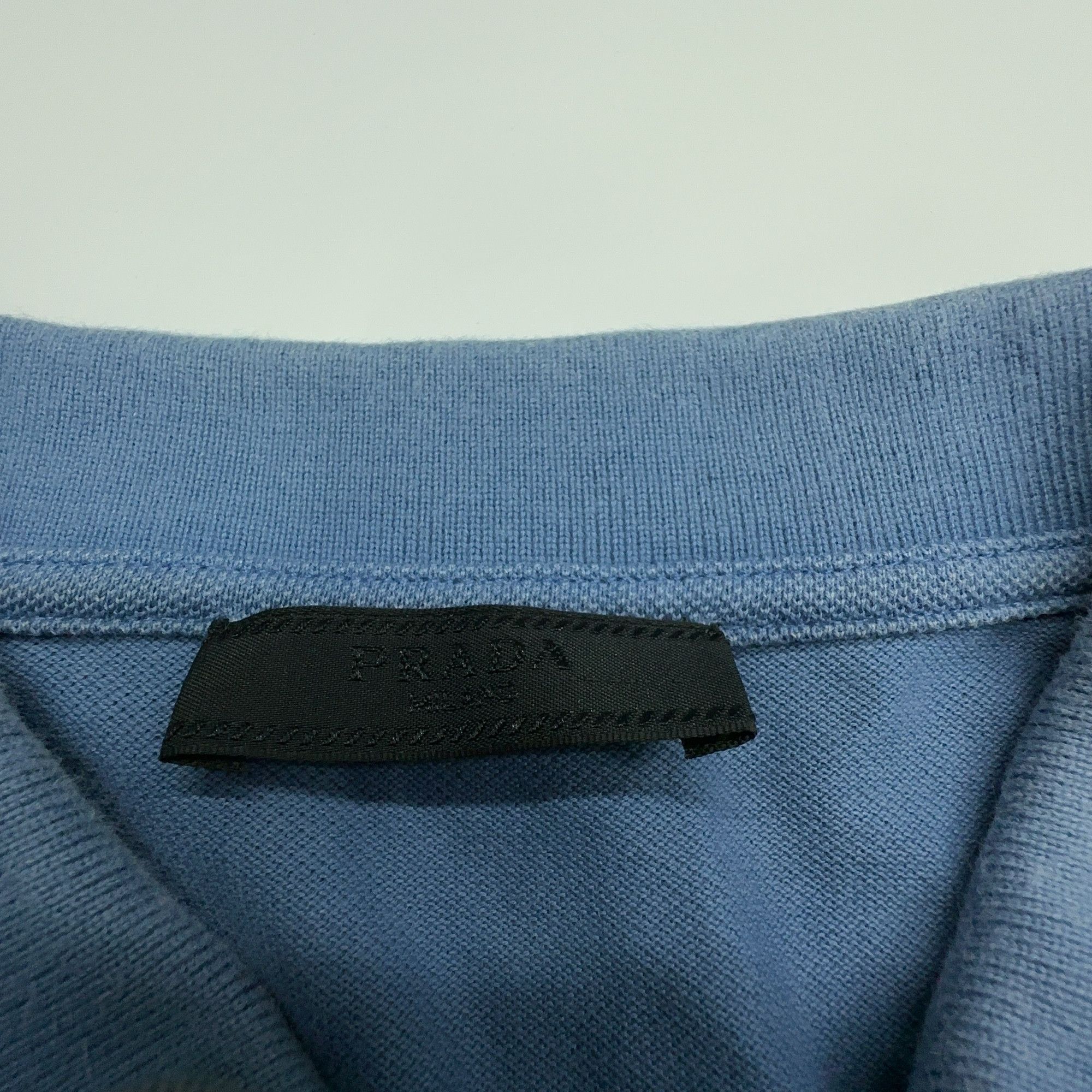 Prada Prada Logo Polo Shirt Size L Size US L / EU 52-54 / 3 - 5 Thumbnail