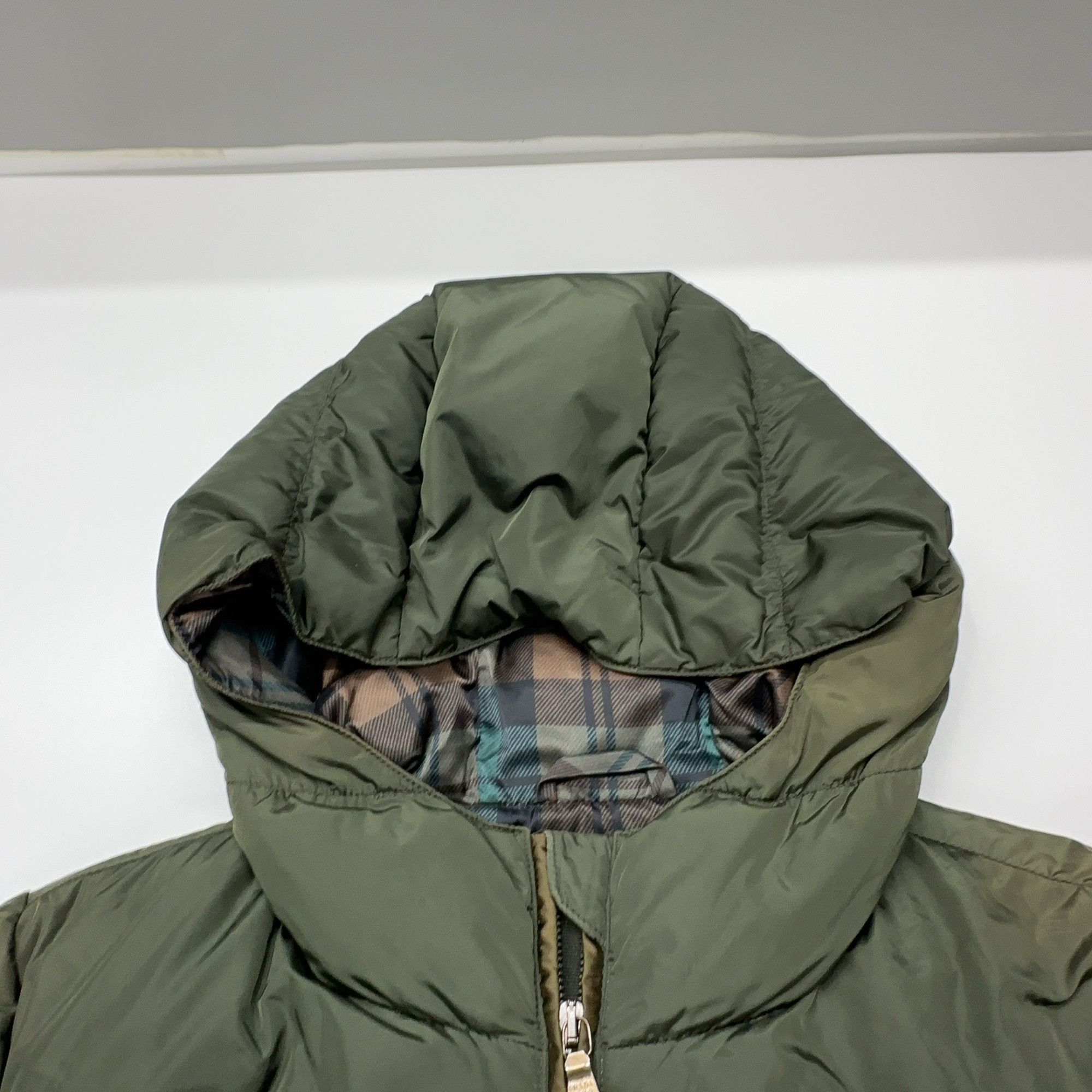 Prada Prada Plaid Lined Down Jacket Size 38 Size XS / US 0-2 / IT 36-38 - 8 Thumbnail