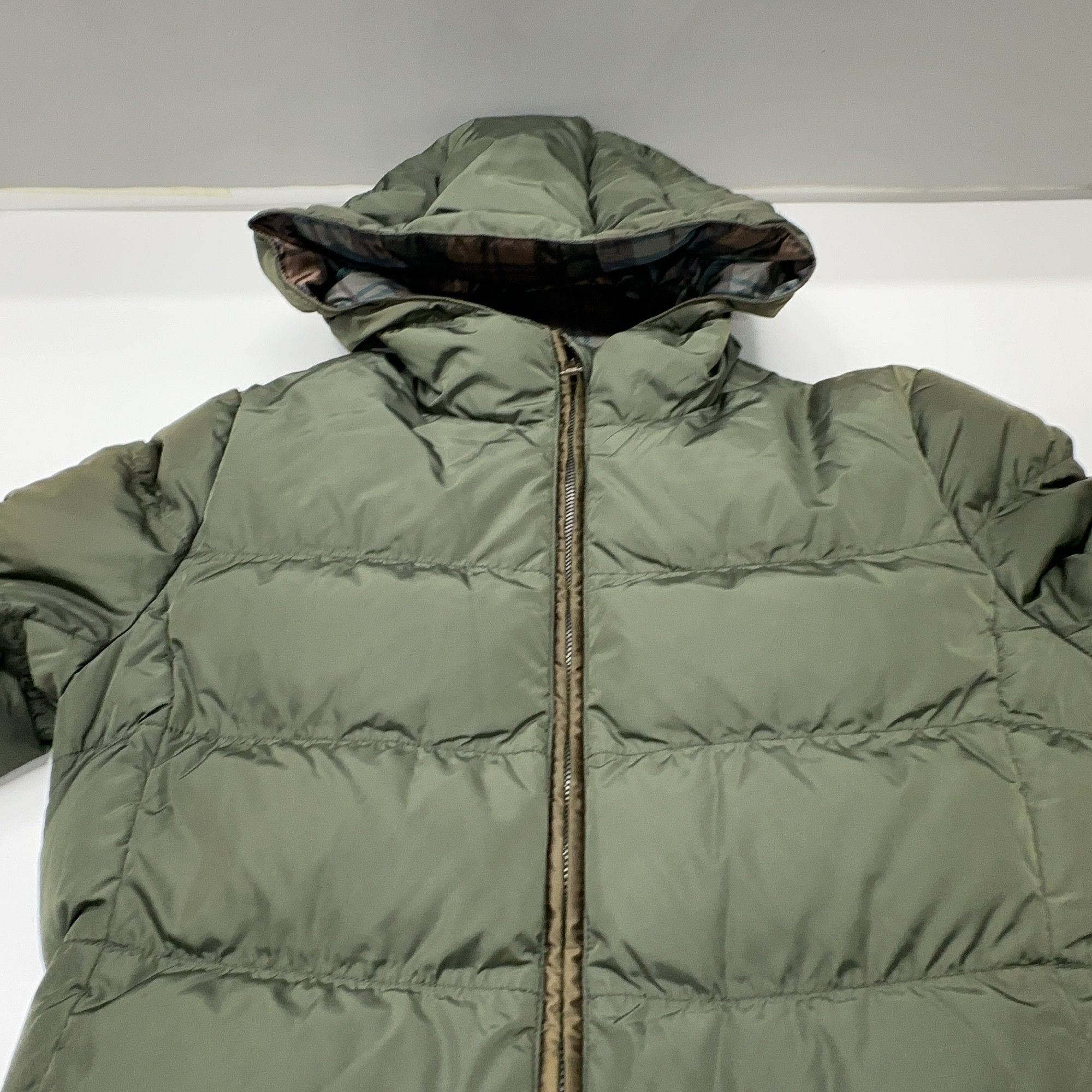 Prada Prada Plaid Lined Down Jacket Size 38 Size XS / US 0-2 / IT 36-38 - 10 Thumbnail