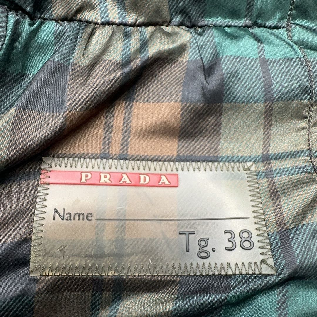 Prada Prada Plaid Lined Down Jacket Size 38 Size XS / US 0-2 / IT 36-38 - 5 Thumbnail