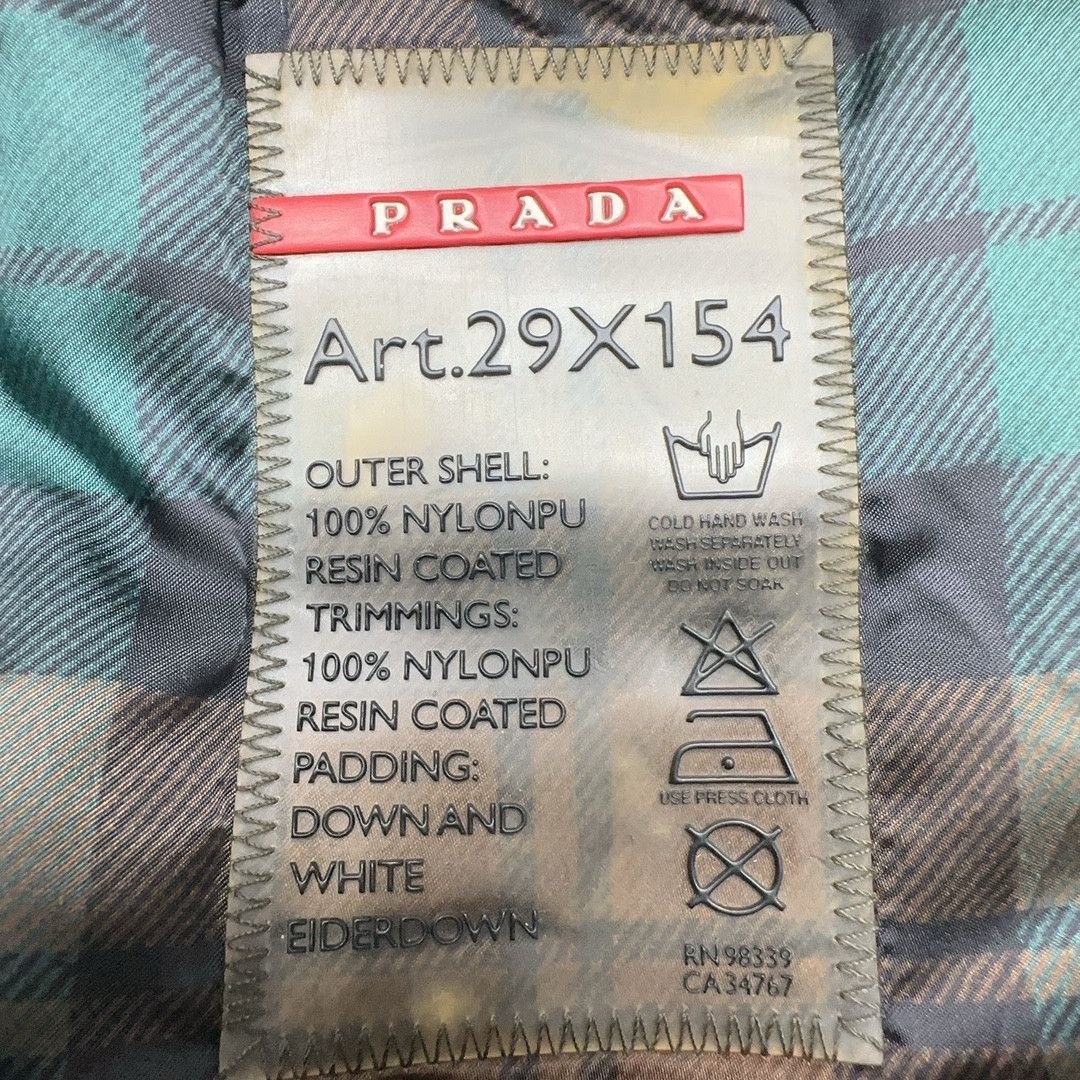 Prada Prada Plaid Lined Down Jacket Size 38 Size XS / US 0-2 / IT 36-38 - 4 Thumbnail