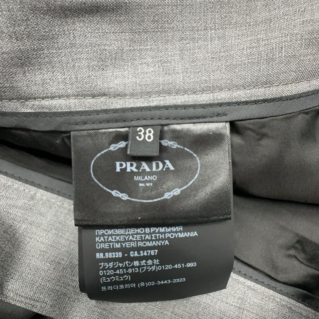Prada Prada Pleated Midi Skirt Size 38 Size 26" / US 2 / IT 38 - 3 Thumbnail