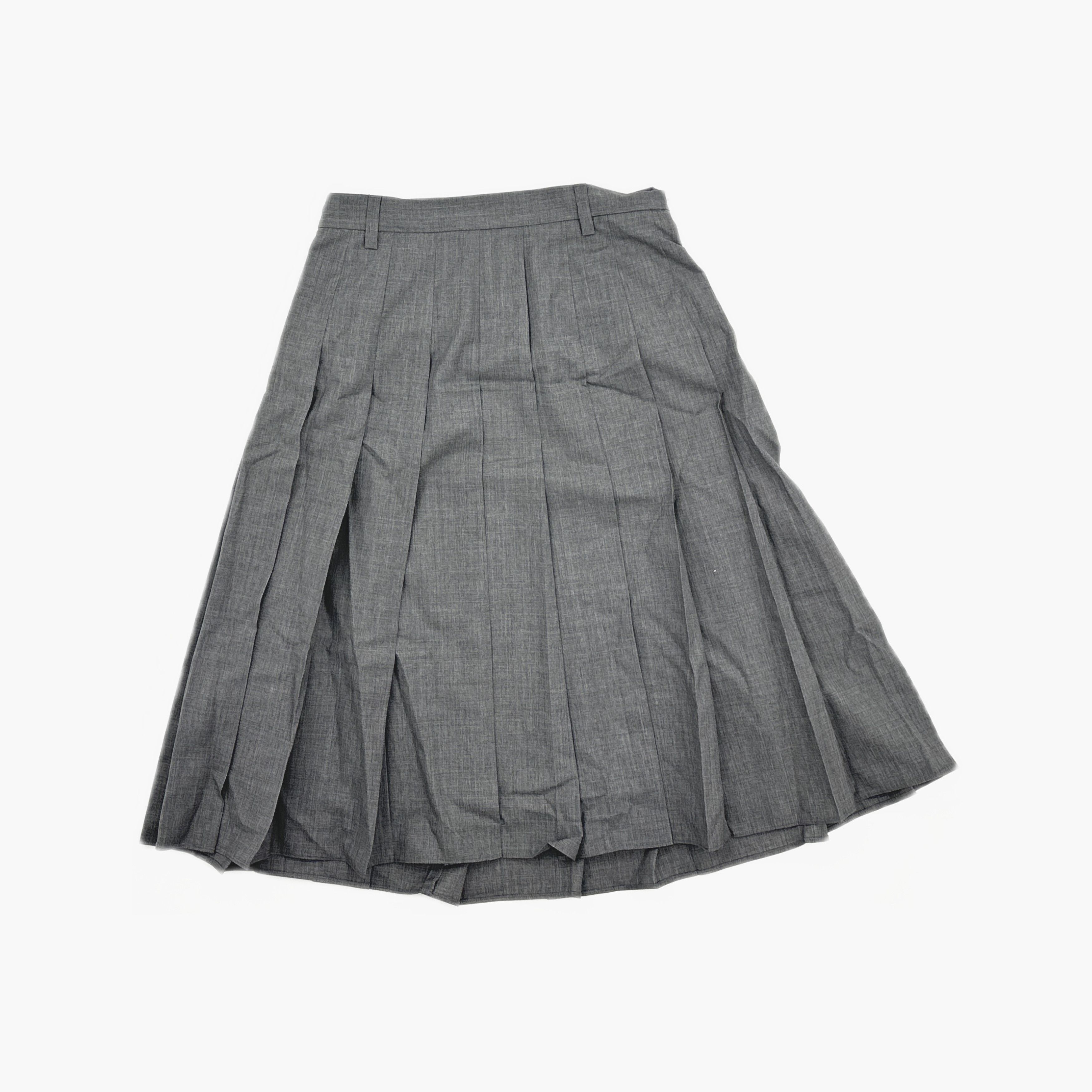 Prada Prada Pleated Midi Skirt Size 38 Size 26" / US 2 / IT 38 - 2 Thumbnail