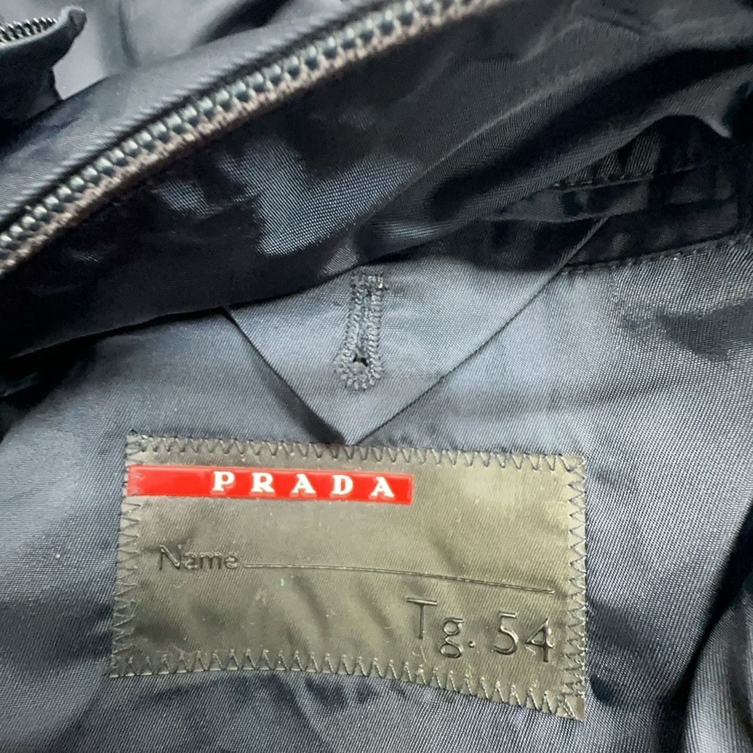 Prada Prada Nylon Hooded Jacket Size 54 Size US L / EU 52-54 / 3 - 6 Thumbnail