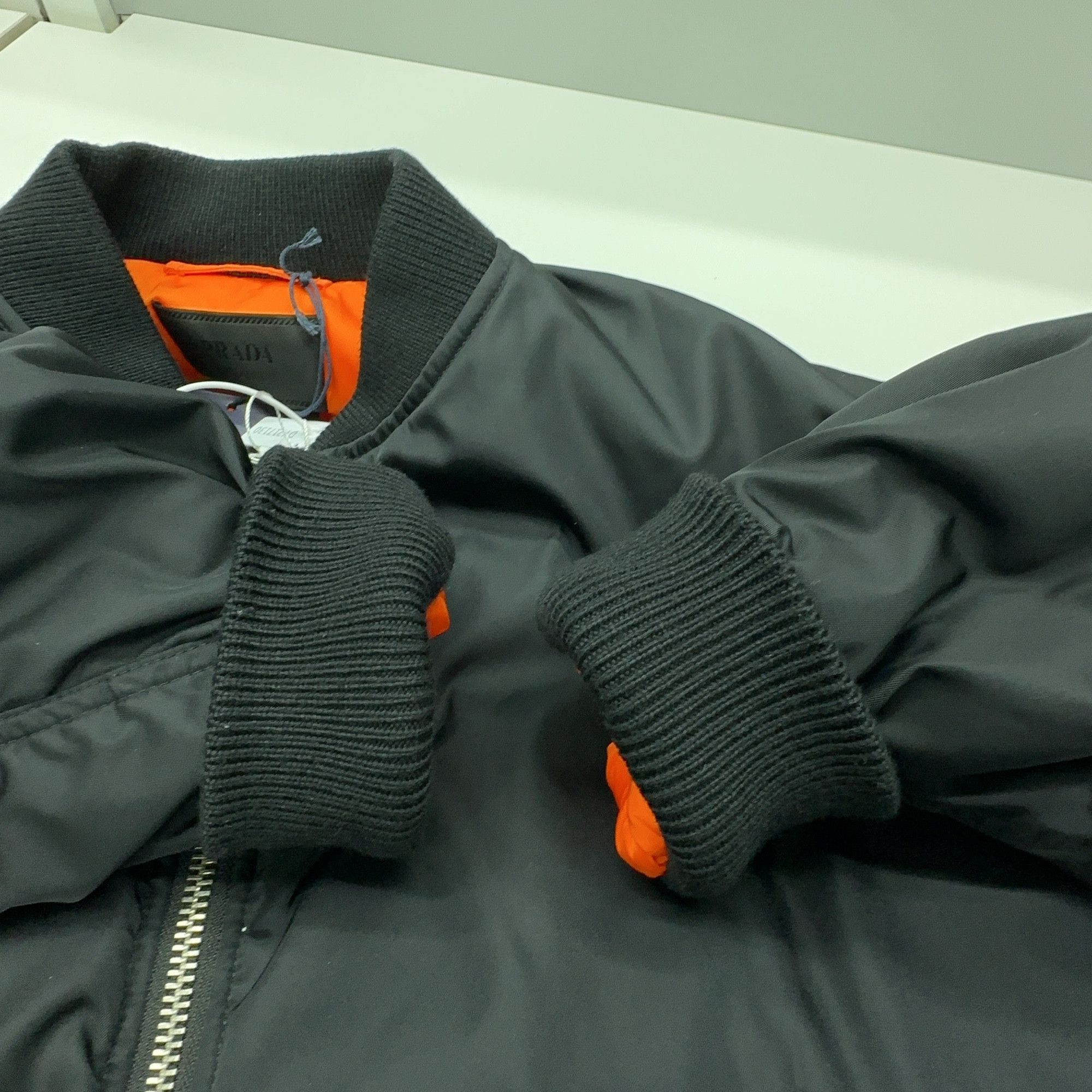 Prada Prada Re-Nylon Bomber Jacket Black Size S Size US S / EU 44-46 / 1 - 10 Thumbnail