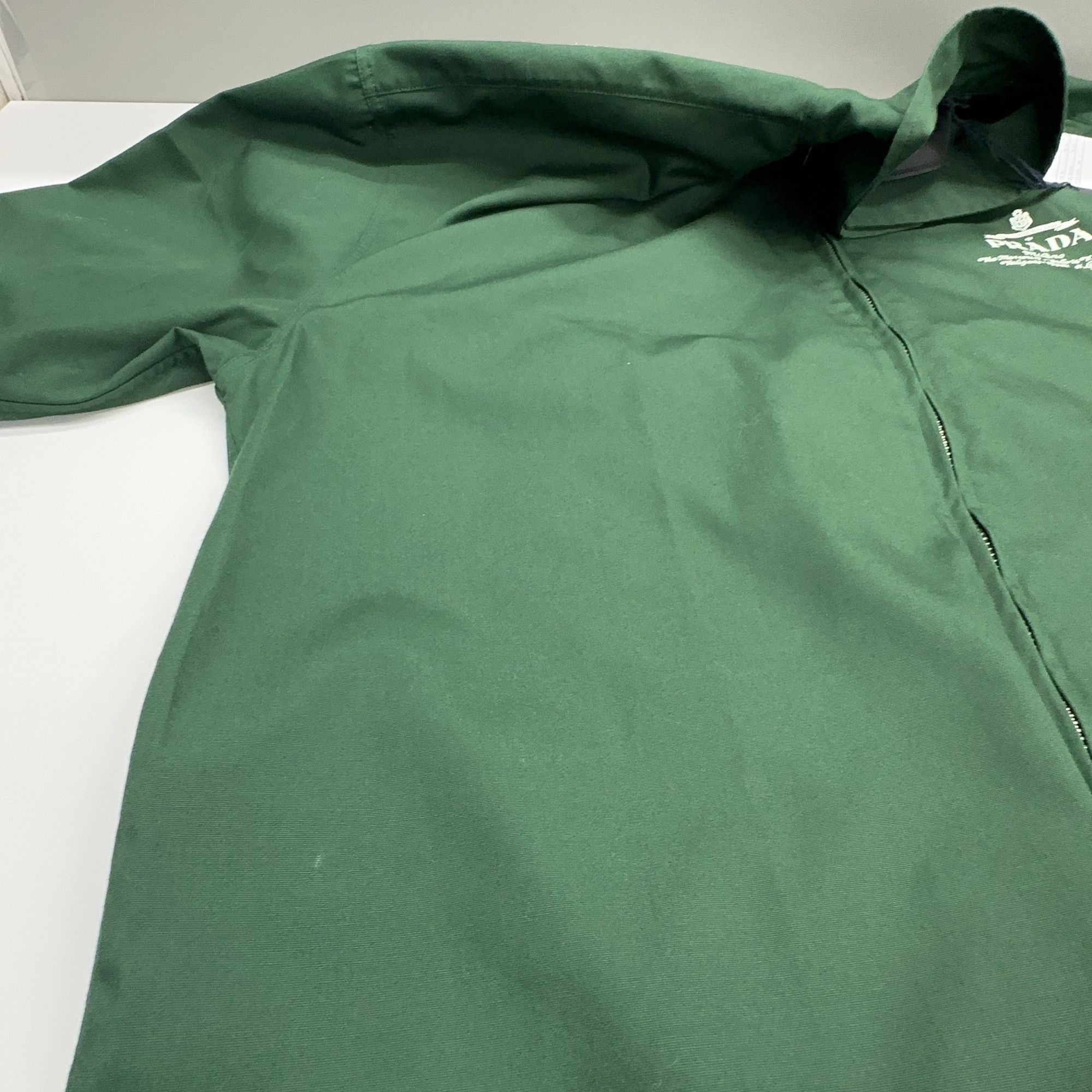 Prada Prada Logo Zip-Up Short Sleeve Shirt Size S Size US S / EU 44-46 / 1 - 11 Thumbnail