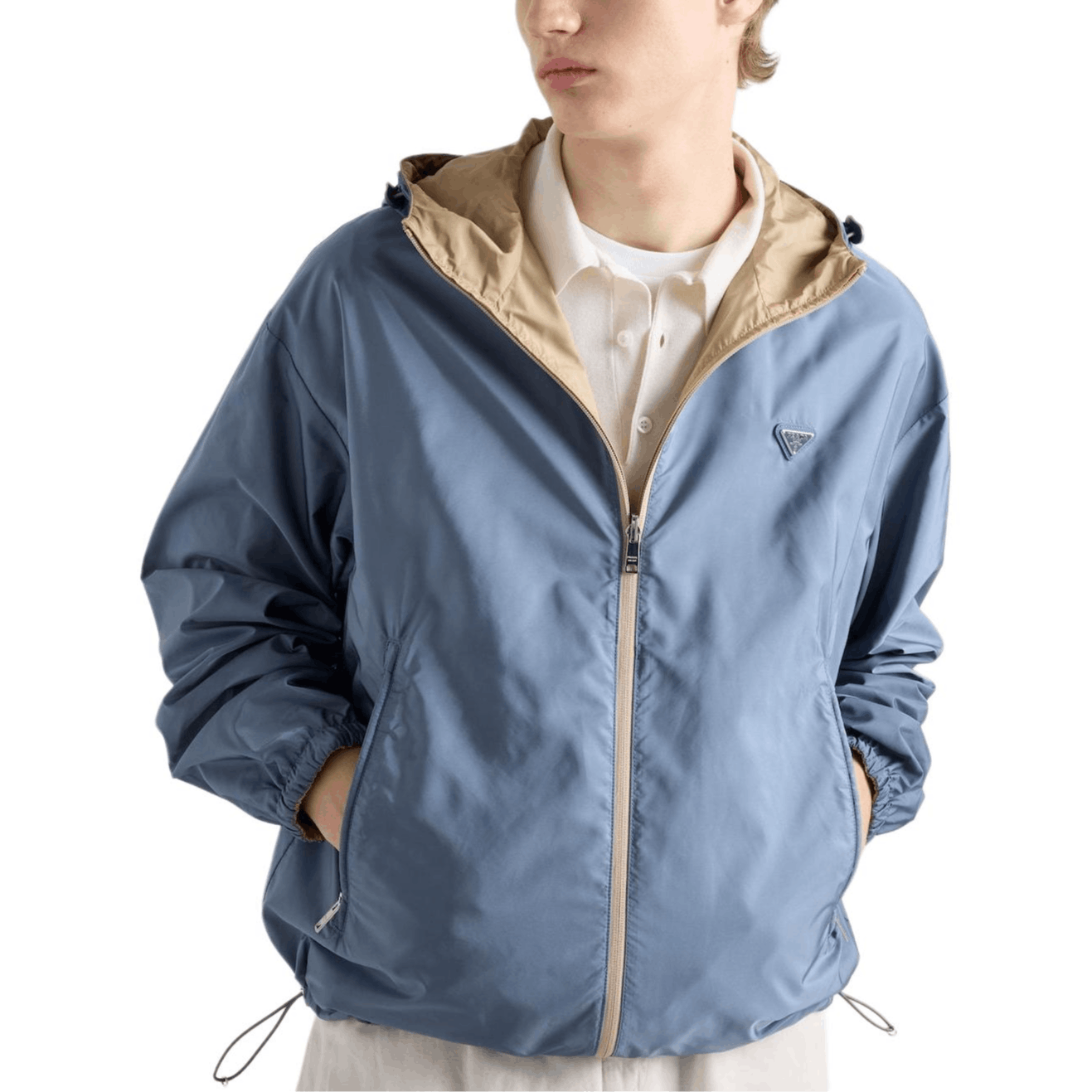 Prada Prada Re-Nylon Reversible Hooded Jacket Size L Size US L / EU 52-54 / 3 - 10 Thumbnail