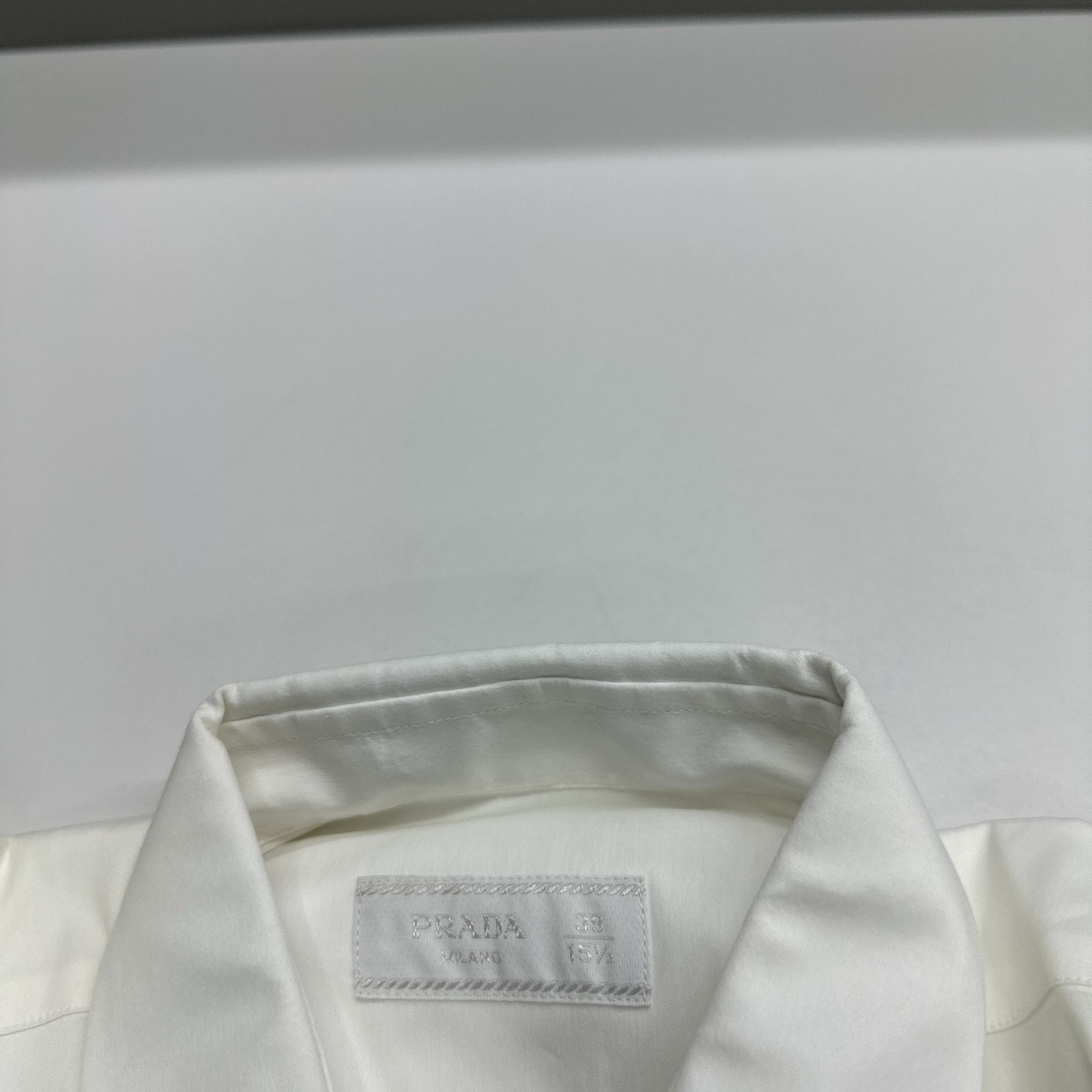 Prada Prada Popeline Stretch Button Up Shirt Size M Size US M / EU 48-50 / 2 - 3 Thumbnail