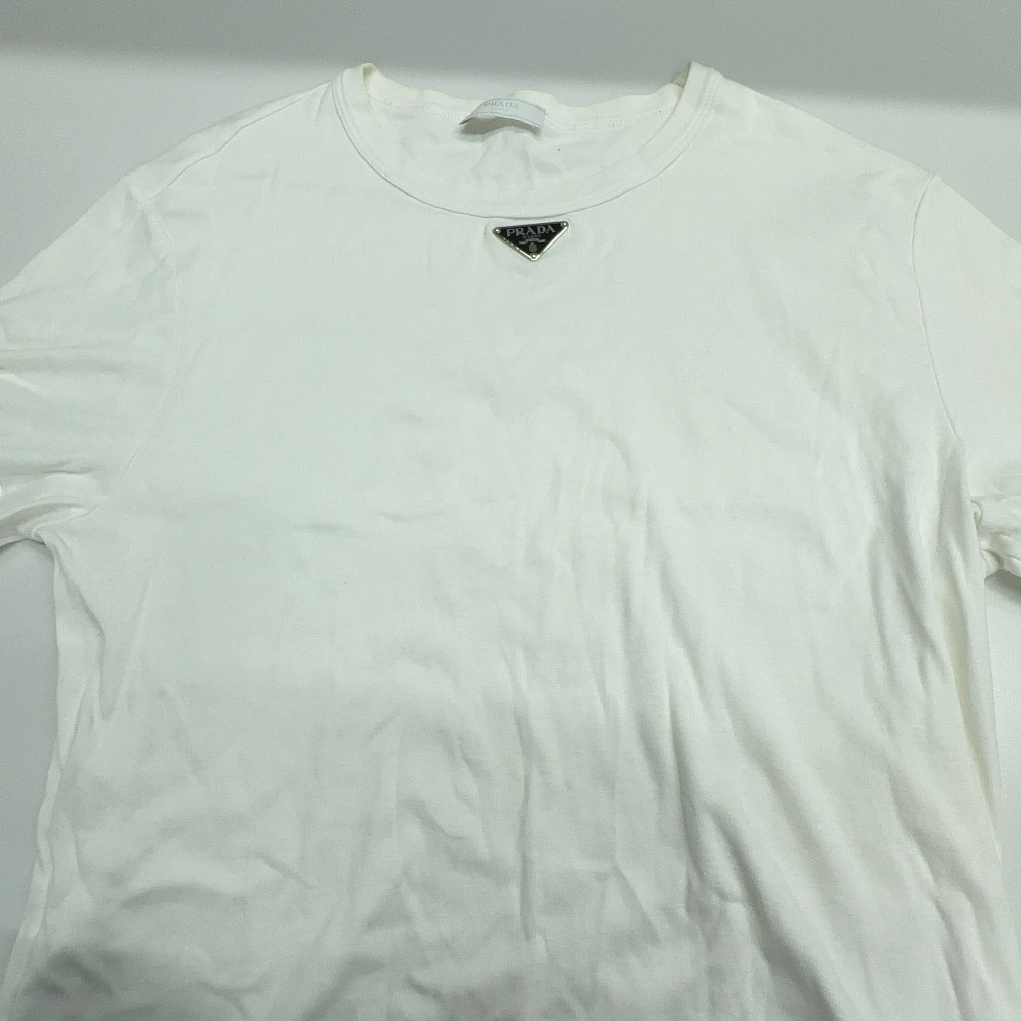Prada Prada Triangle Logo T-Shirt Size L Size US L / EU 52-54 / 3 - 8 Thumbnail