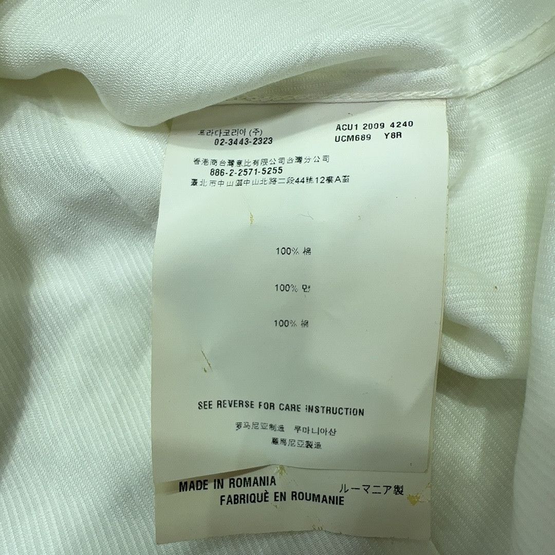 Prada Prada White Button Up Shirt Size M Size US XXS / EU 40 - 5 Thumbnail