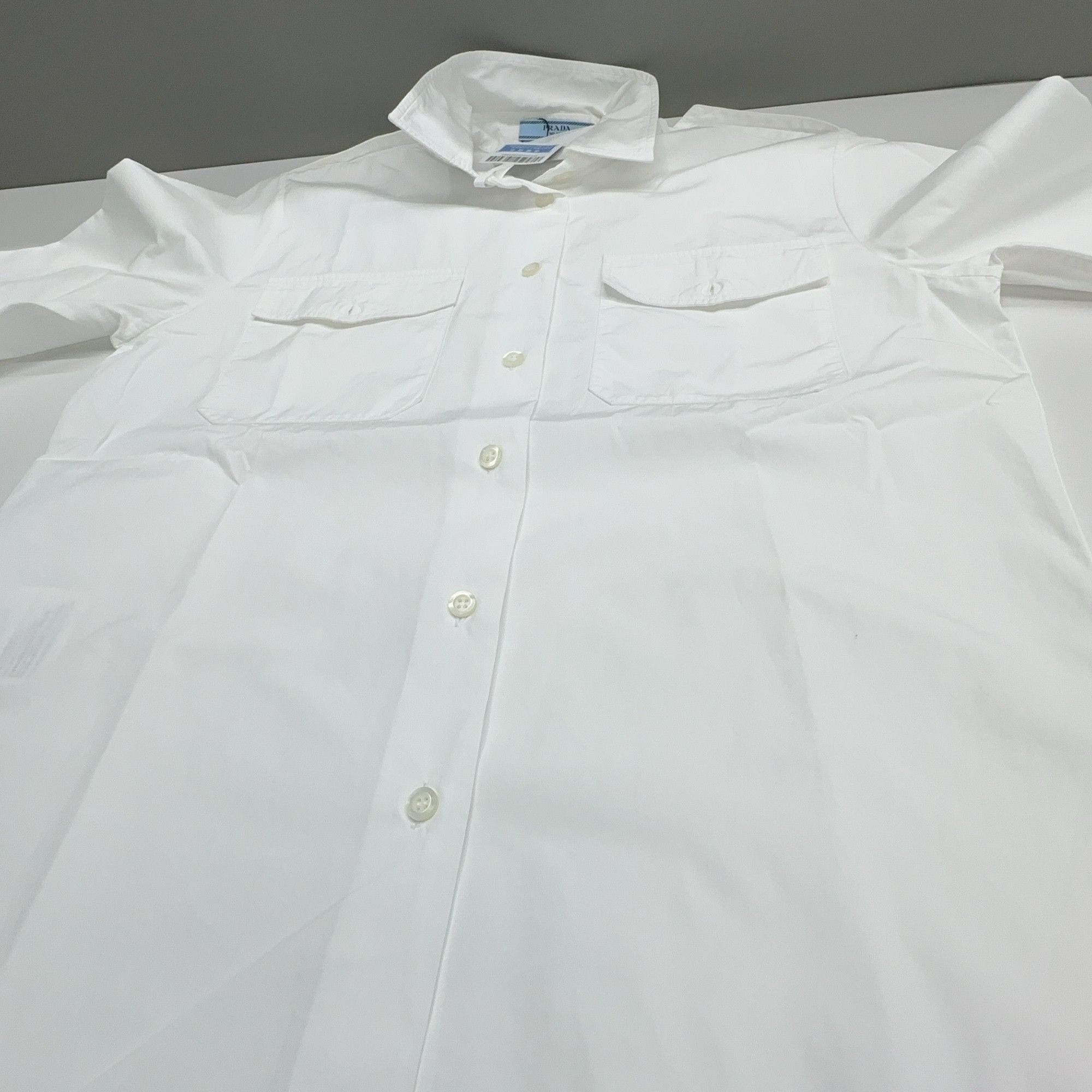 Prada Prada White Button Up Shirt Size 36 Size XS / US 0-2 / IT 36-38 - 9 Thumbnail