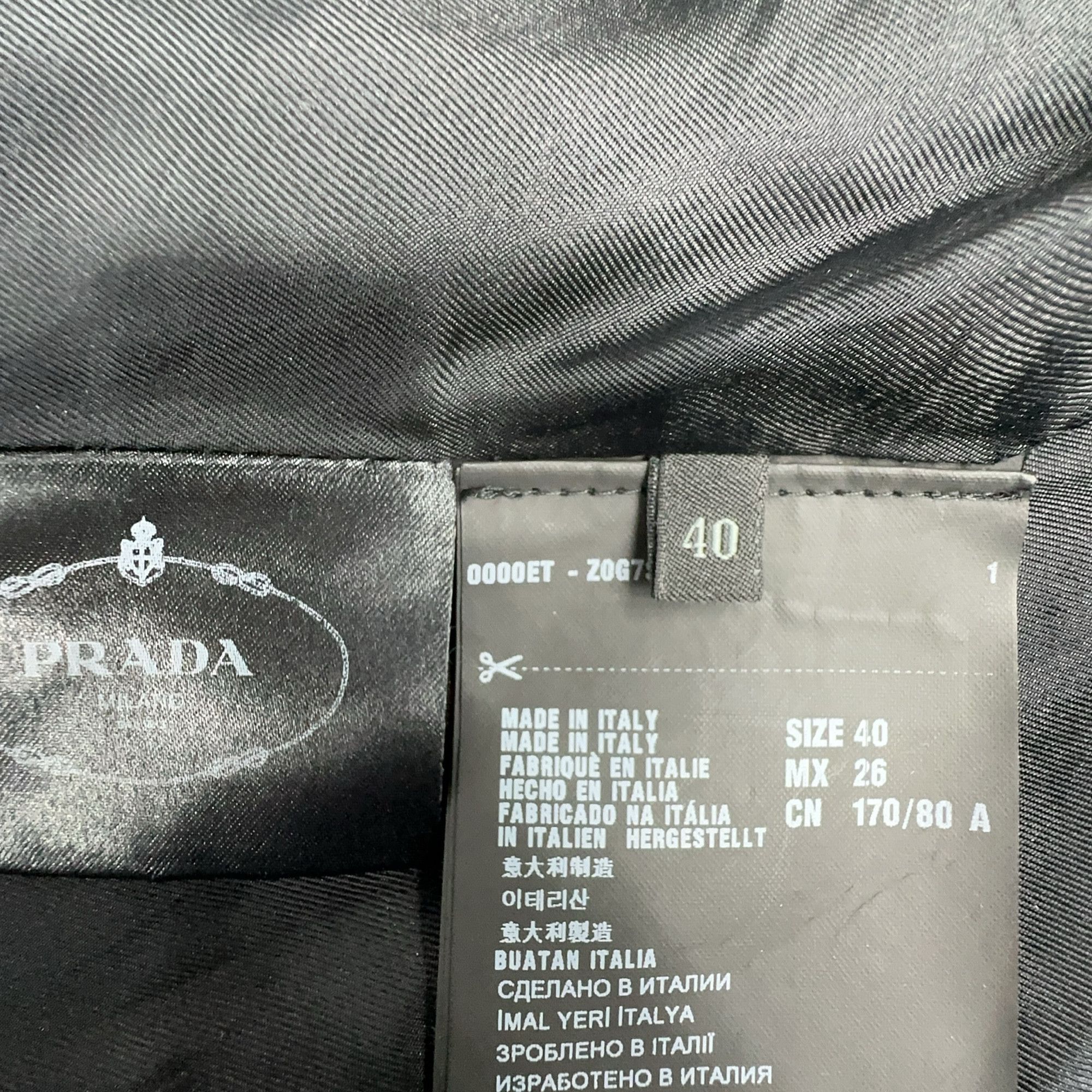 Prada Prada Striped Tweed Jacket Size 40 Size S / US 4 / IT 40 - 3 Thumbnail