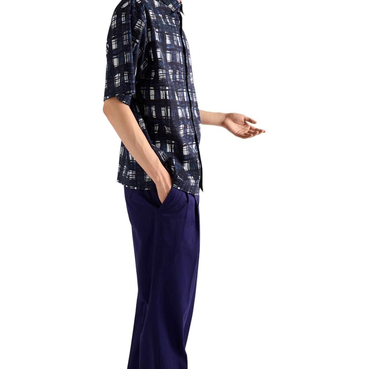 Prada Prada Madras Check Short Sleeve Shirt Size L Size US L / EU 52-54 / 3 - 10 Thumbnail