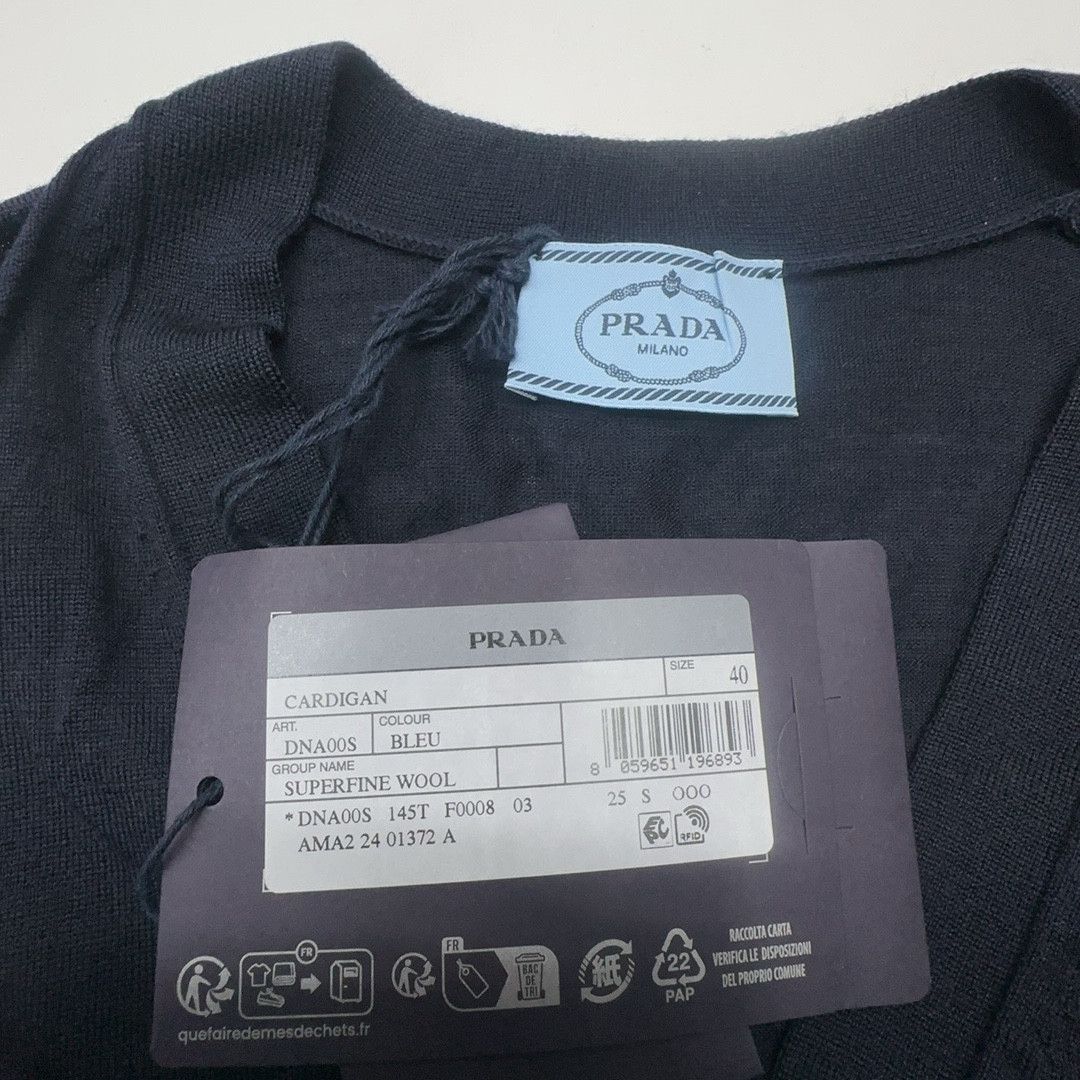 Prada Prada Superfine Wool Cardigan Size 40 Size S / US 4 / IT 40 - 3 Thumbnail