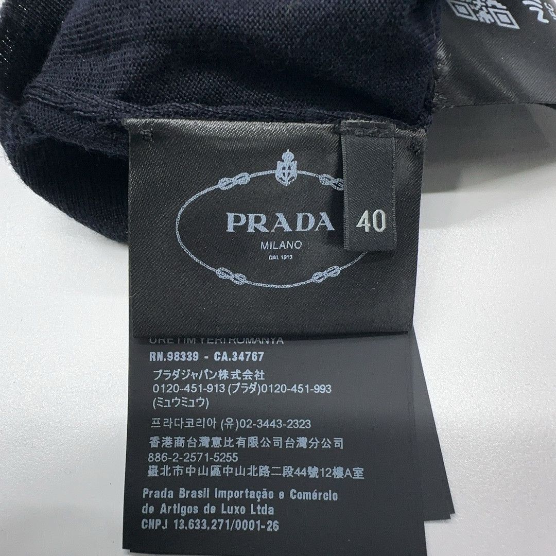 Prada Prada Superfine Wool Polo Shirt Size US XXS Size US XXS / EU 40 - 5 Thumbnail