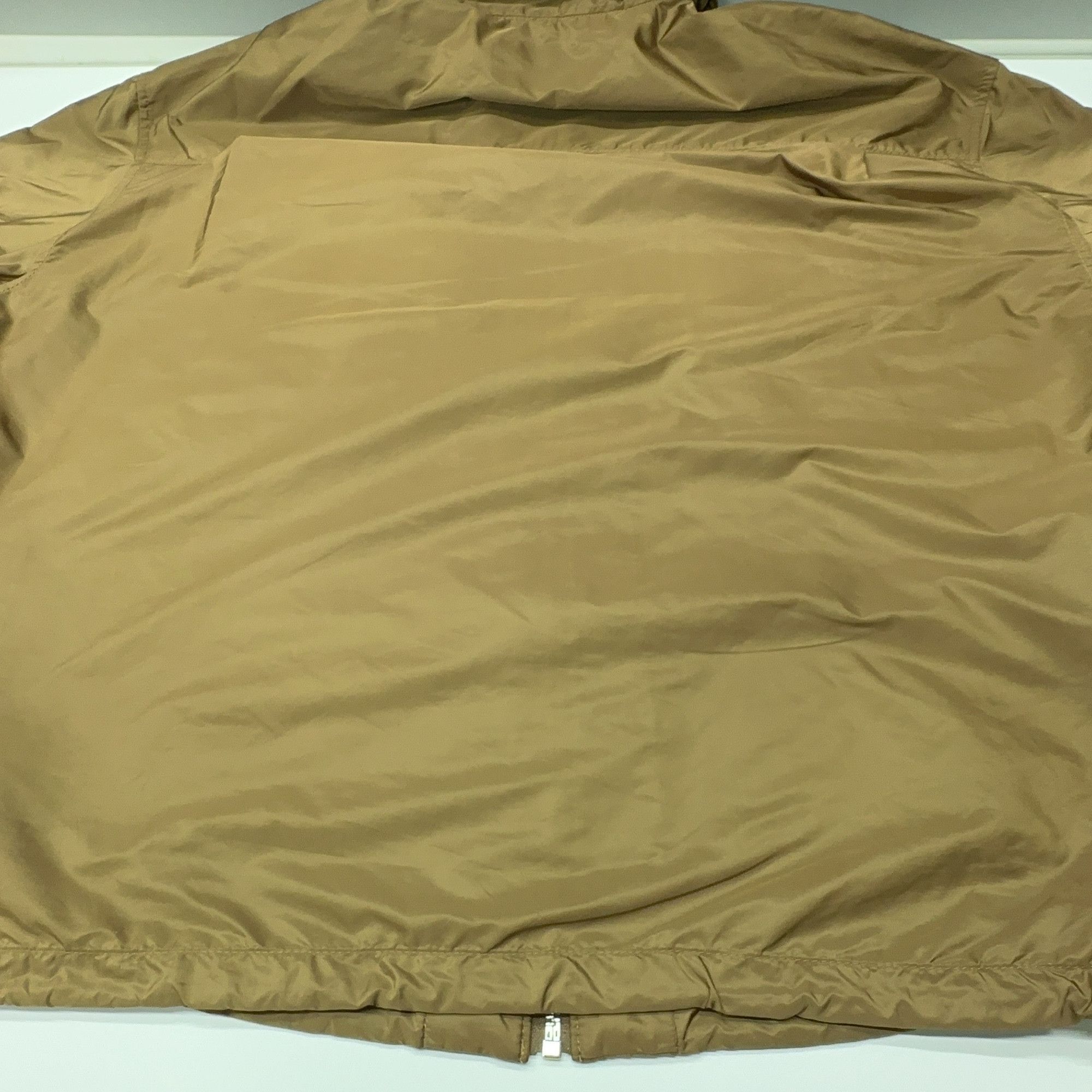 Prada Prada Re-Nylon Zip Short Sleeve Shirt Brown Size M Size US M / EU 48-50 / 2 - 8 Thumbnail