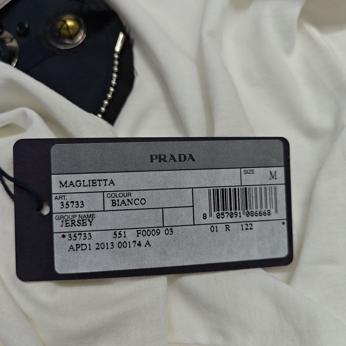 Prada Prada Heart Patch Short Sleeve T-Shirt Size M Size US M / EU 48-50 / 2 - 6 Thumbnail