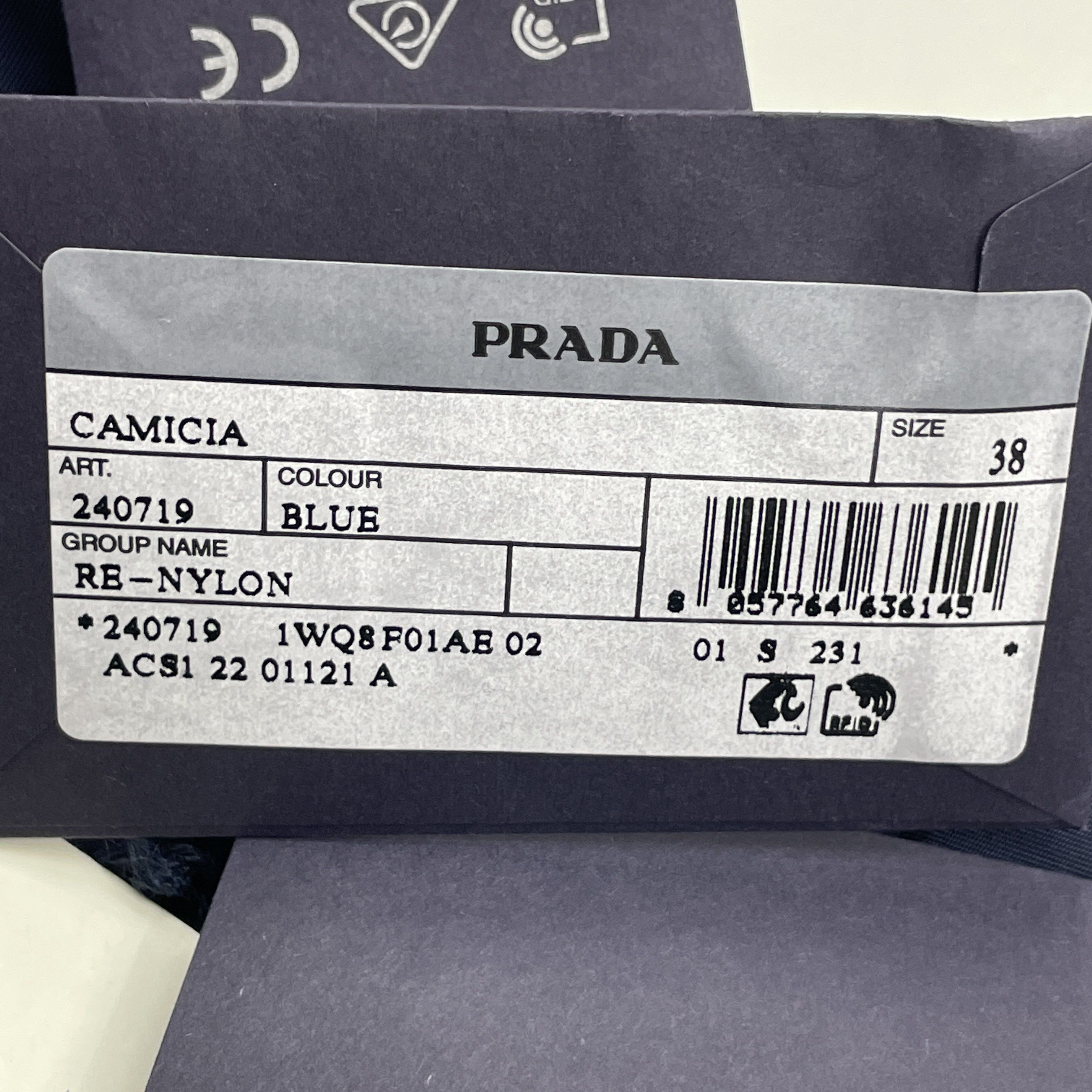 Prada Prada Re-Nylon Shirt Size 38 Size XS / US 0-2 / IT 36-38 - 4 Thumbnail