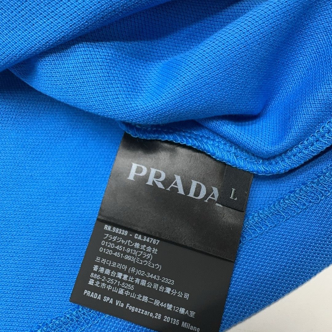 Prada Prada Logo Patch Polo Shirt Size L Size US L / EU 52-54 / 3 - 4 Thumbnail
