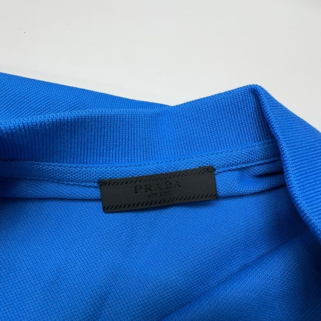 Prada Prada Logo Patch Polo Shirt Size L Size US L / EU 52-54 / 3 - 3 Thumbnail