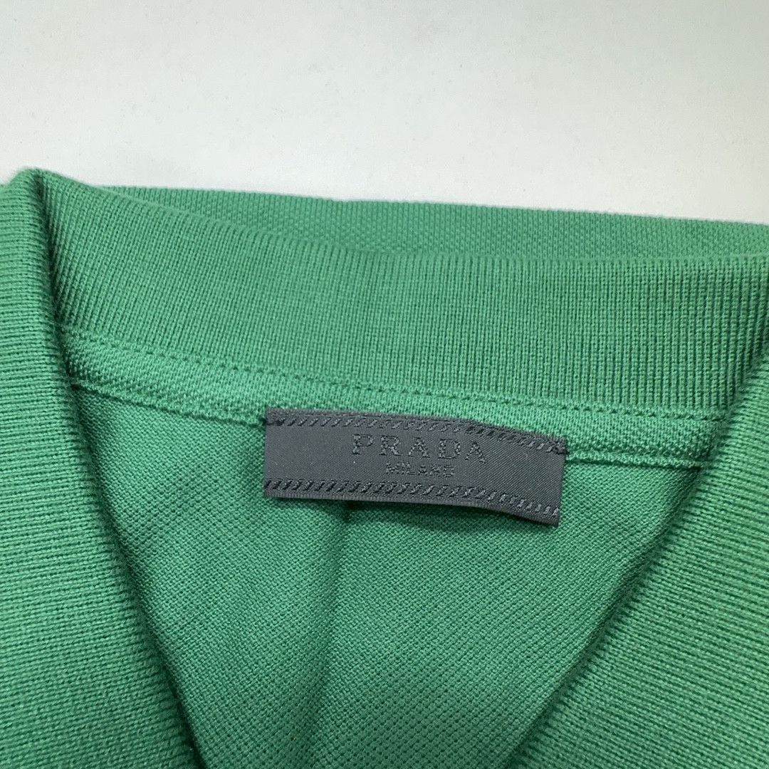 Prada Prada Logo Trim Polo Shirt Size XXL Size US XXL / EU 58 / 5 - 3 Thumbnail