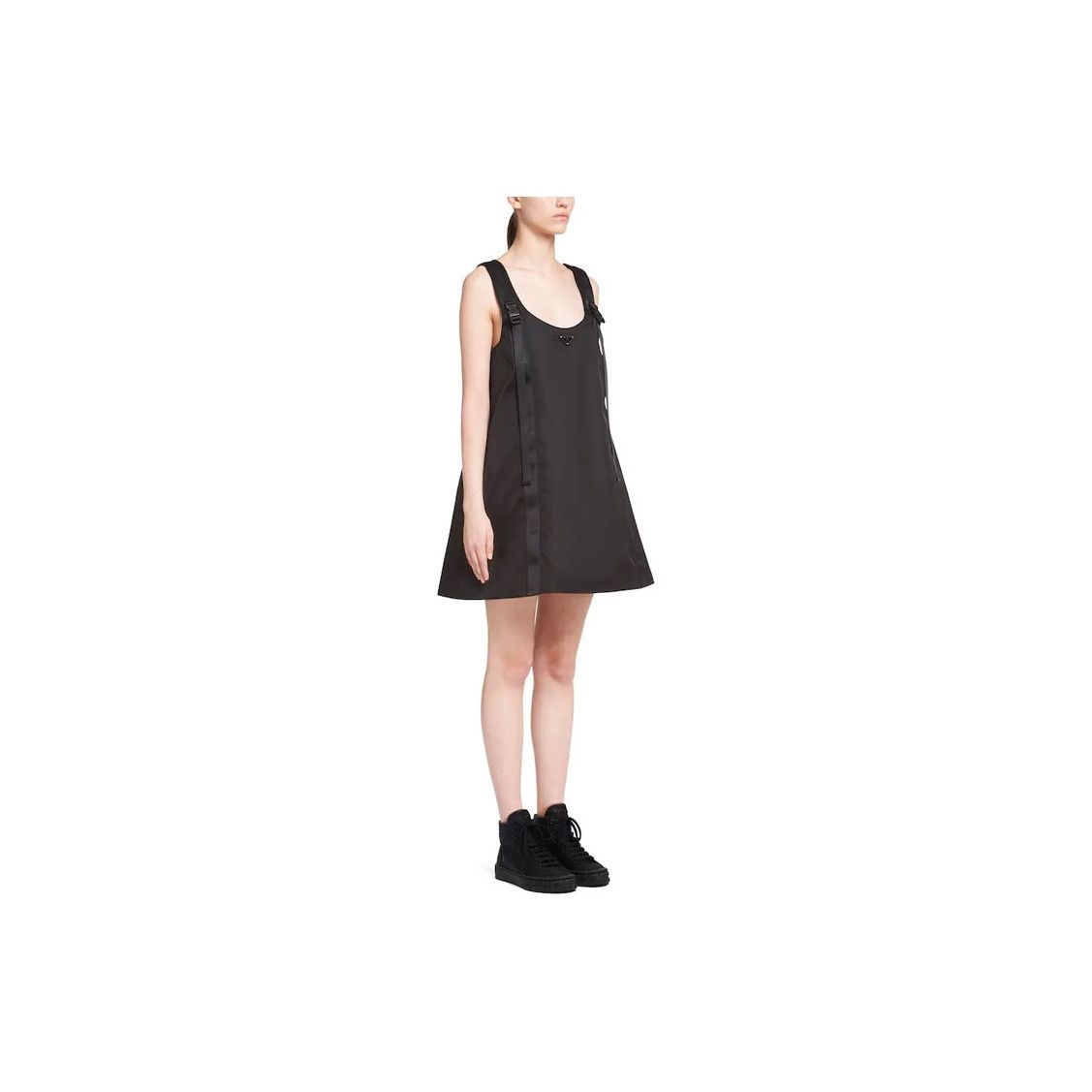Prada Prada Re-Nylon Logo Plaque Mini Dress Size 42 Size M / US 6-8 / IT 42-44 - 11 Thumbnail