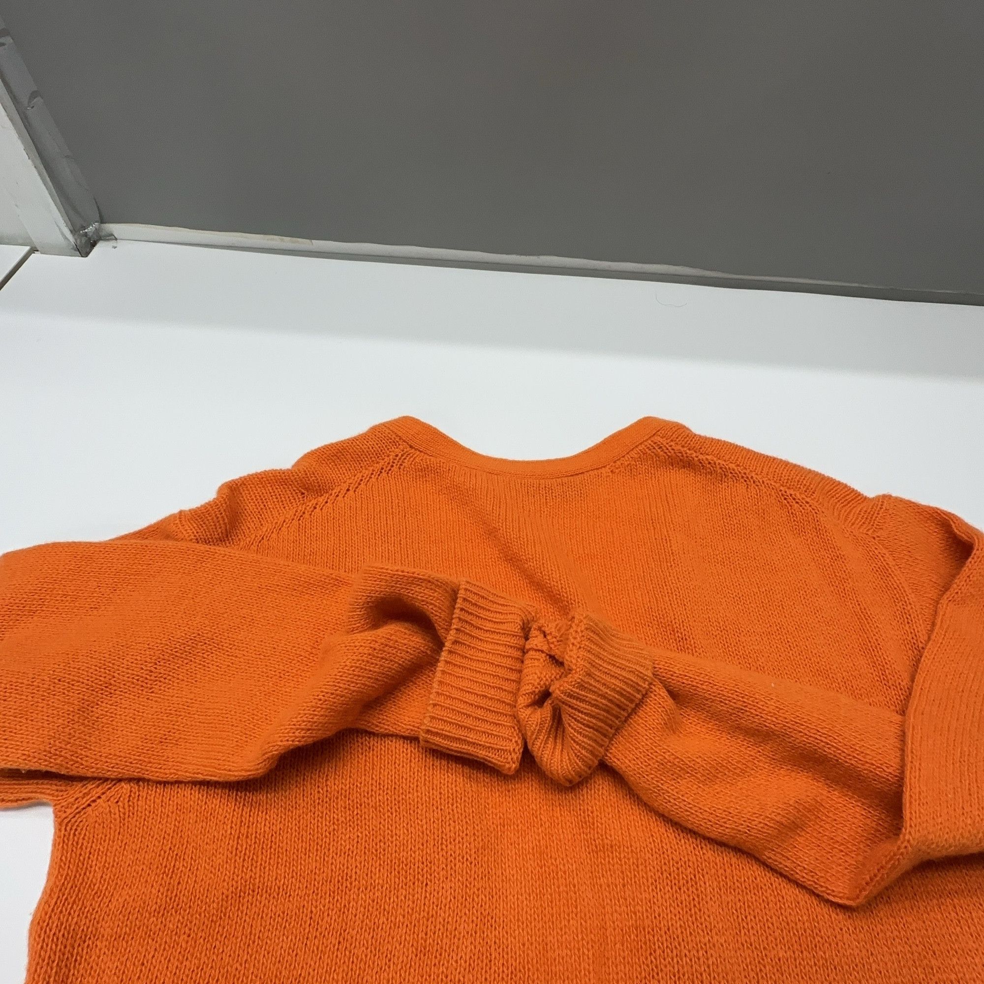 Prada Prada Orange V-Neck Cardigan Size 40 Size S / US 4 / IT 40 - 7 Thumbnail