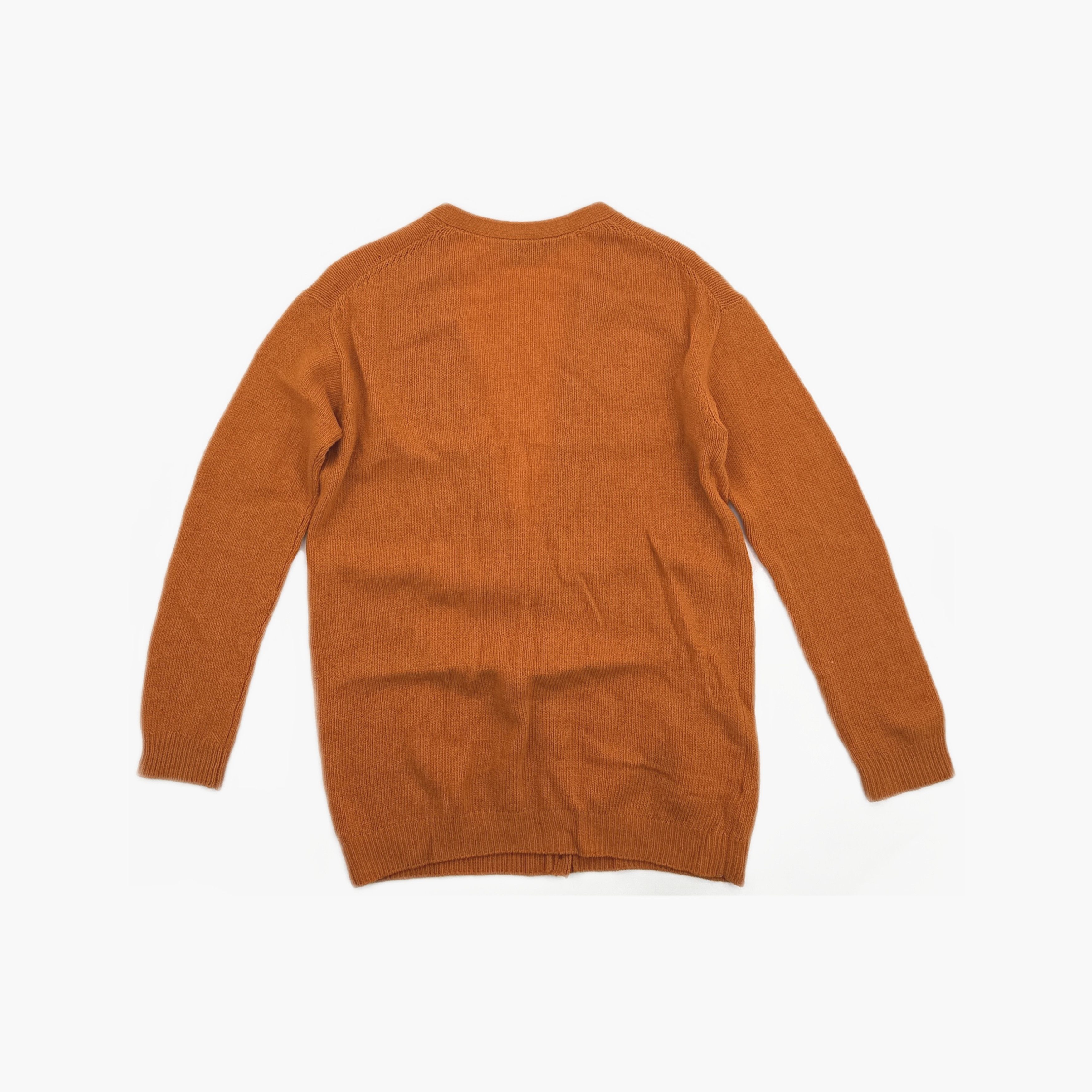 Prada Prada Orange V-Neck Cardigan Size 40 Size S / US 4 / IT 40 - 2 Thumbnail
