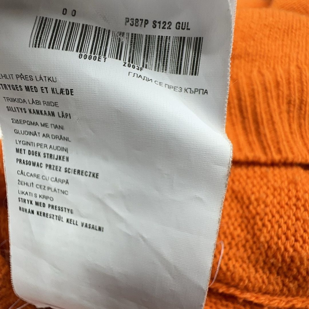 Prada Prada Orange V-Neck Cardigan Size 40 Size S / US 4 / IT 40 - 4 Thumbnail